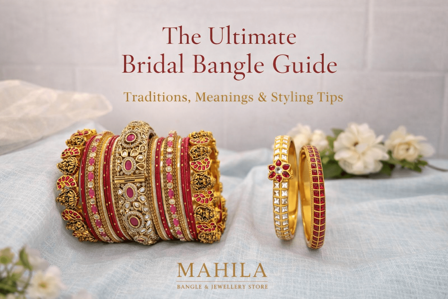 The Ultimate Bridal Bangle Guide (2026): Traditions, Meanings, Styling Tips & How Mahila Helps You Find The One - Mahilas