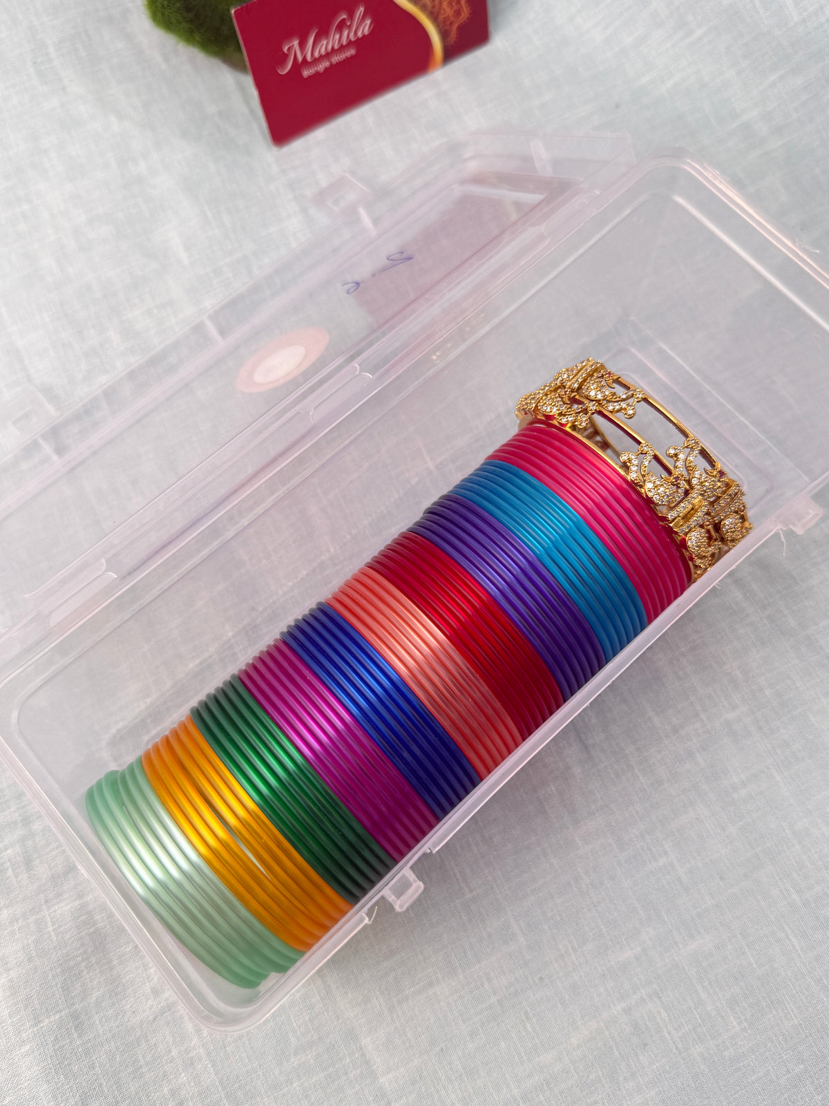 10 in 1 Changeable Peacock Kada Bangles Box | Set of 2 | BB006
