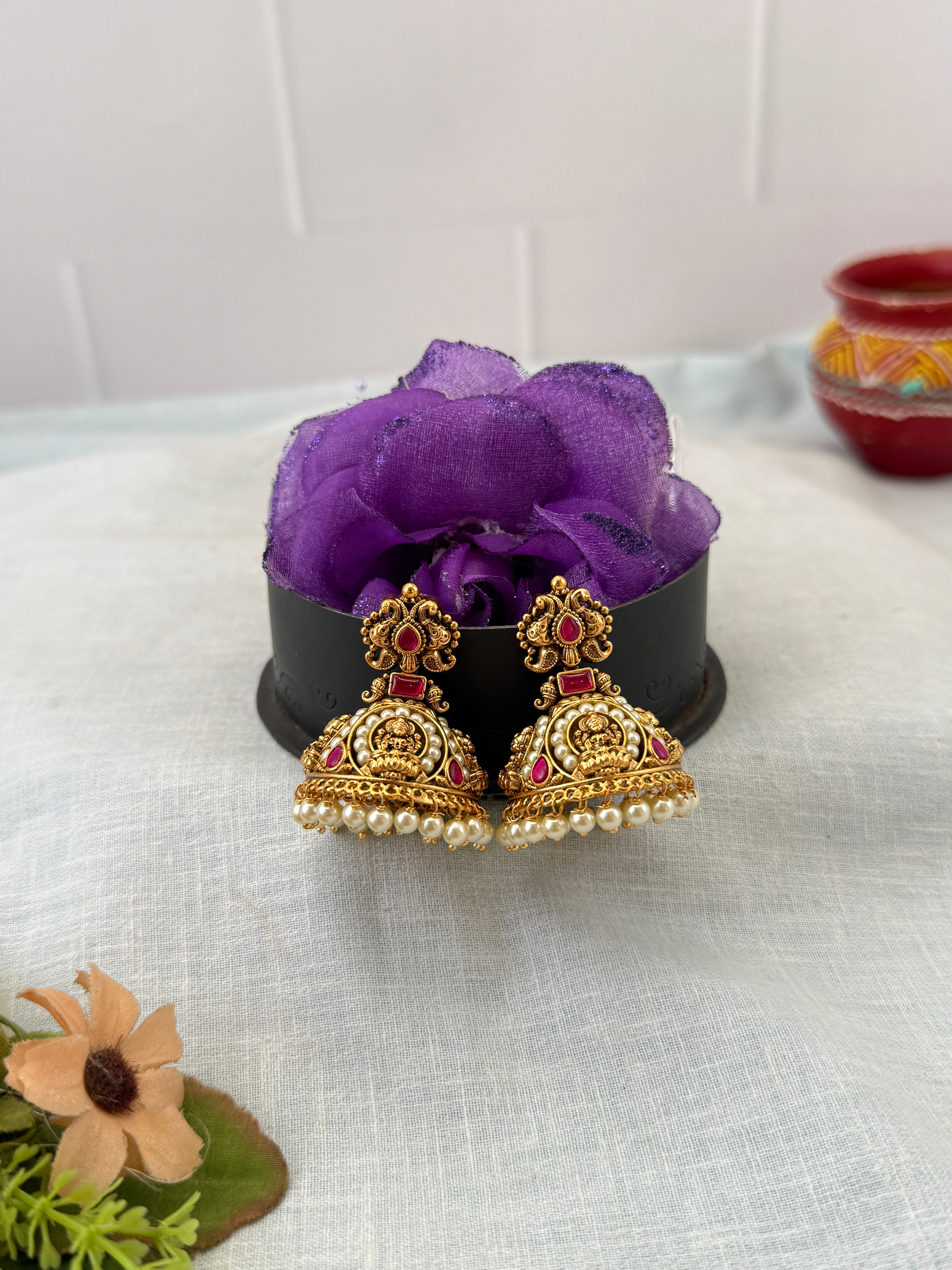 Luxurious Antique Jhumka Earrings 1164