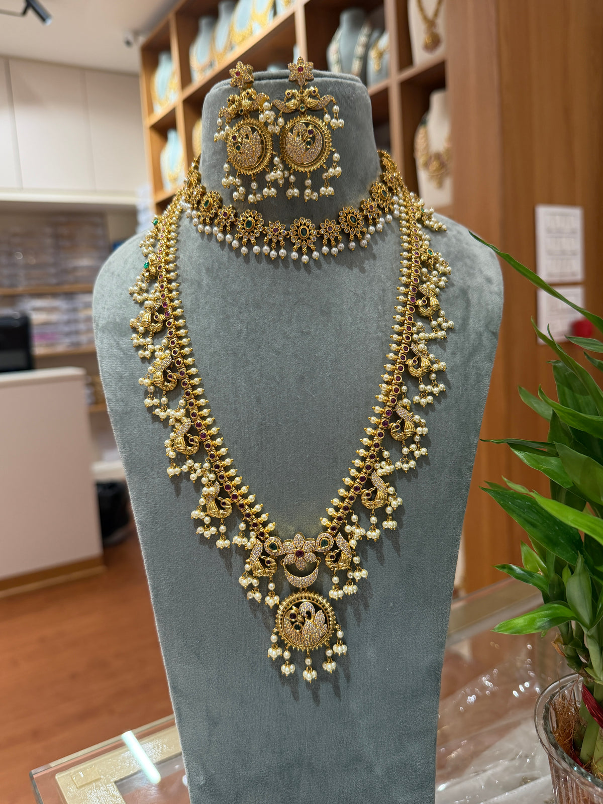 Antique Guttapusalu Bridal Necklace Full Set| NC017