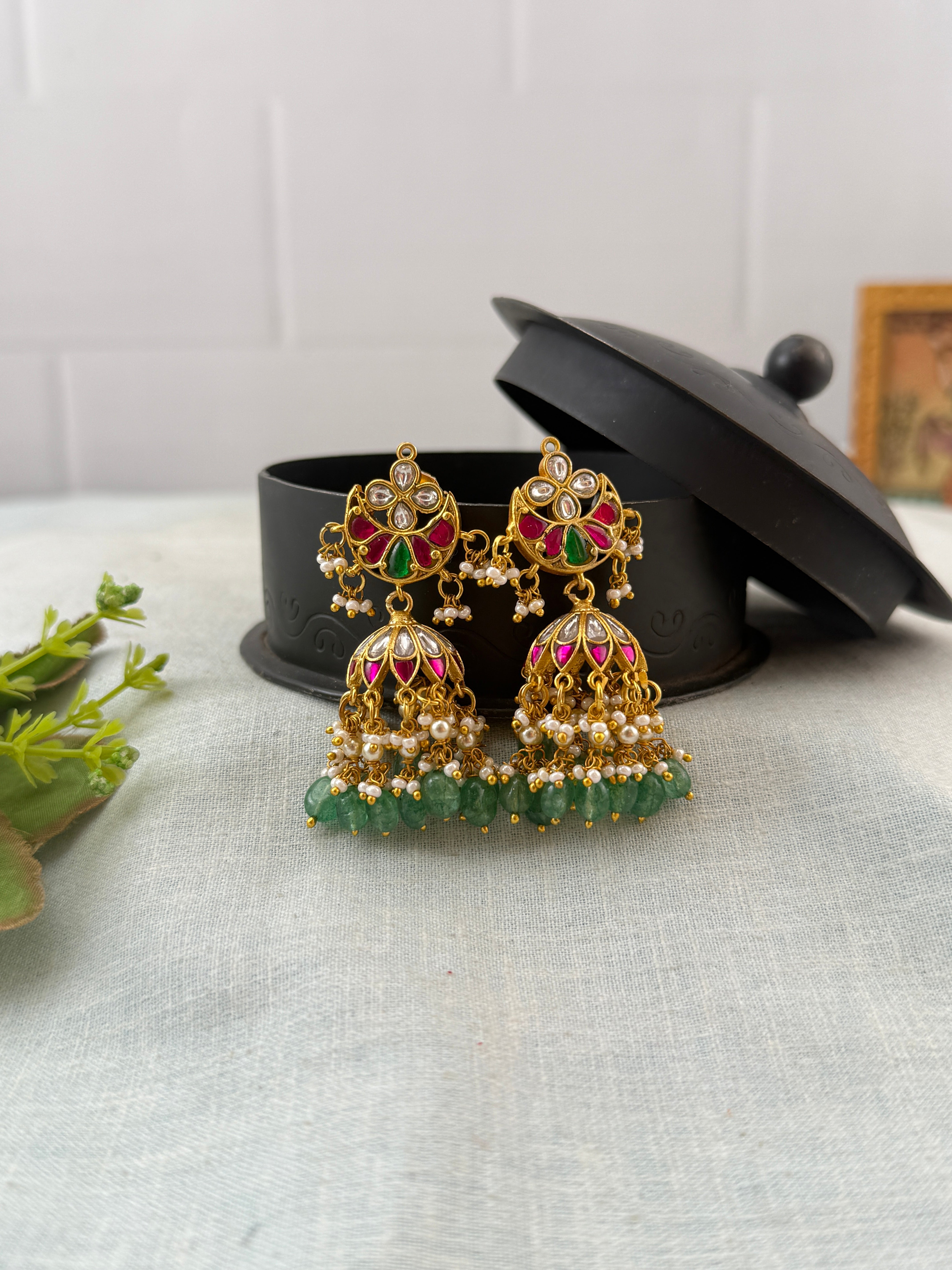 Traditional designer jhumkas for women