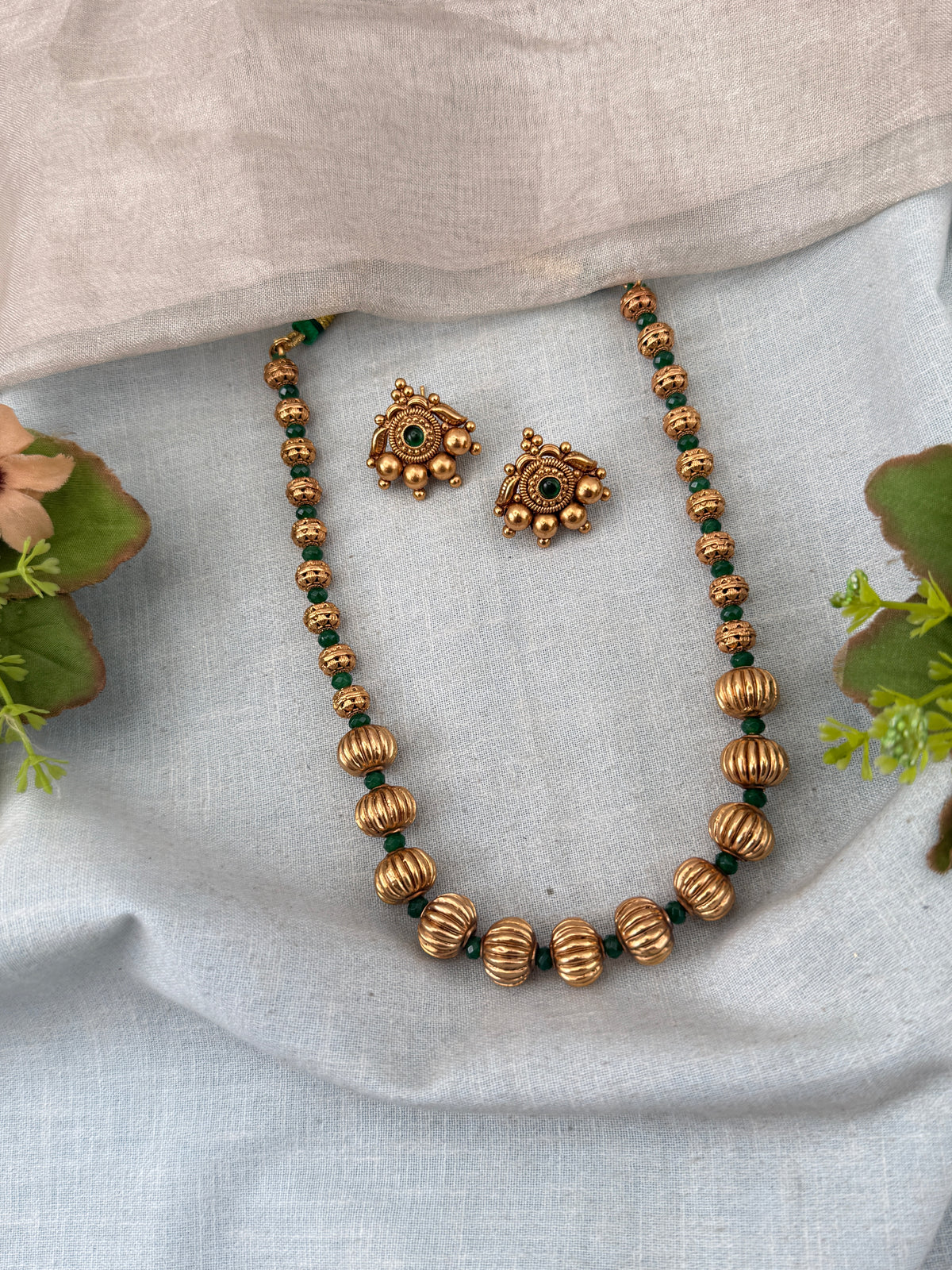Antique Beads Necklace Set | N0187