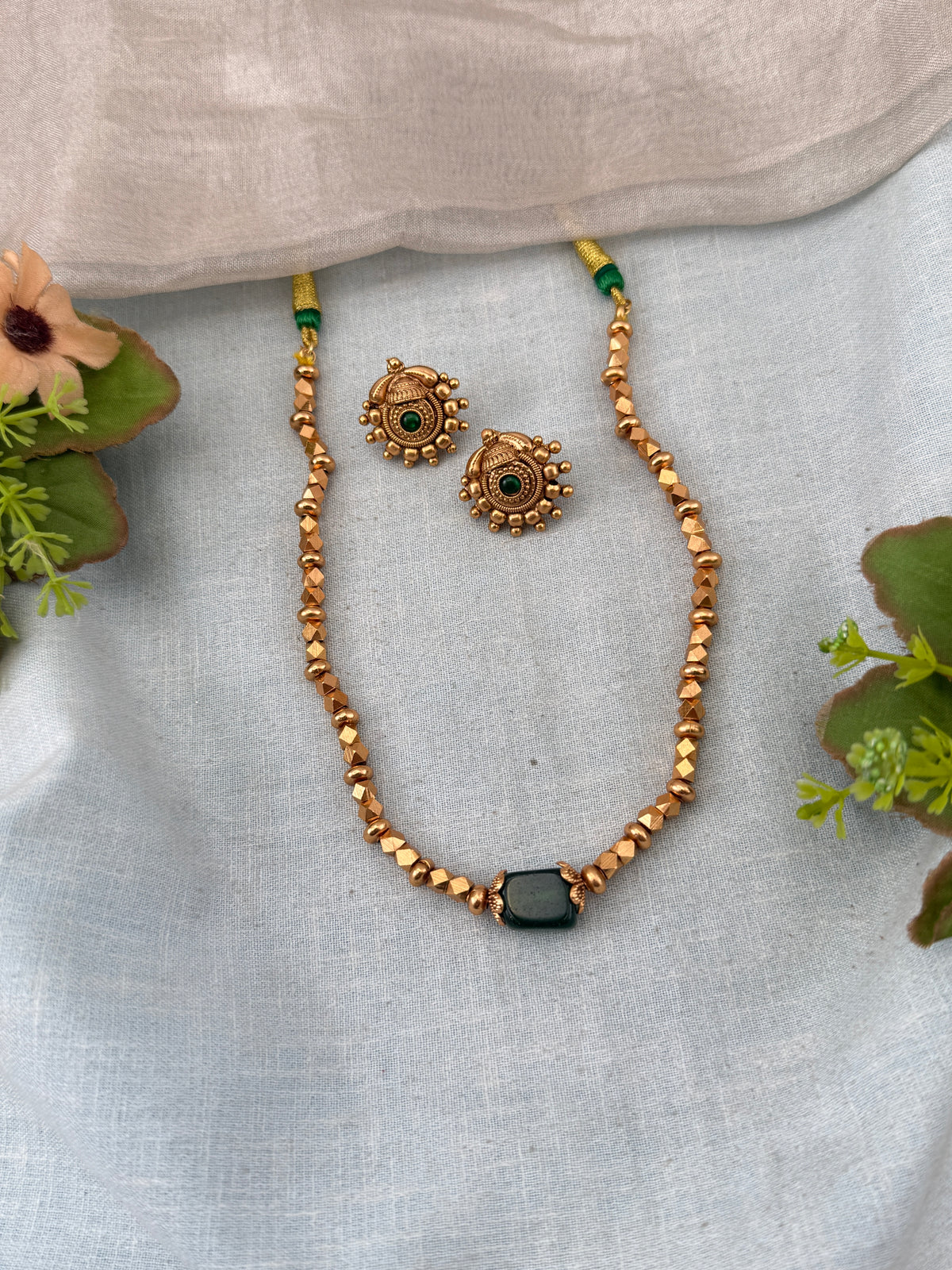 Antique temple necklace for women