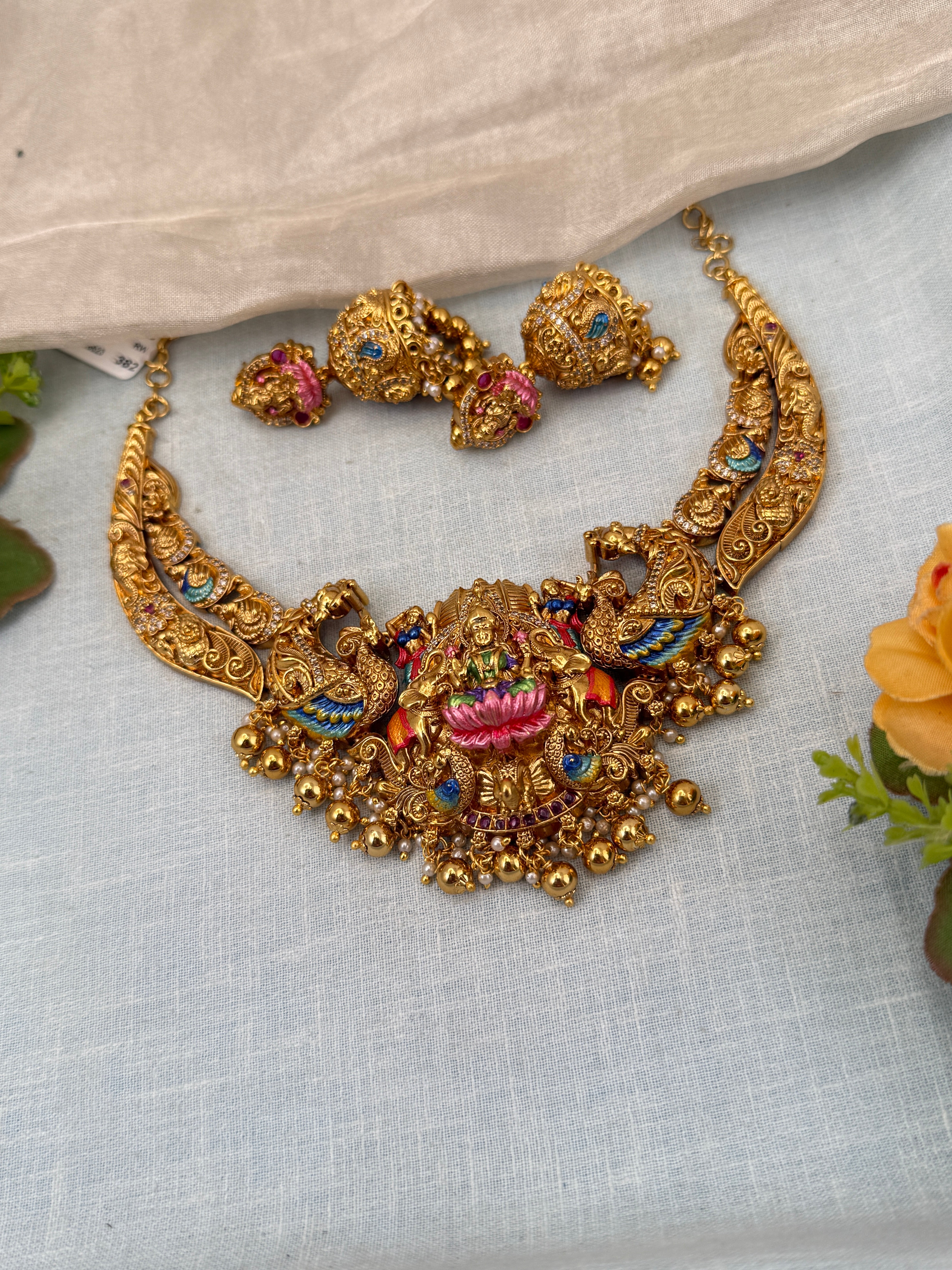 Antique Gold Necklace for Women – Traditional Ethnic Jewelry Online, bridal necklaces online