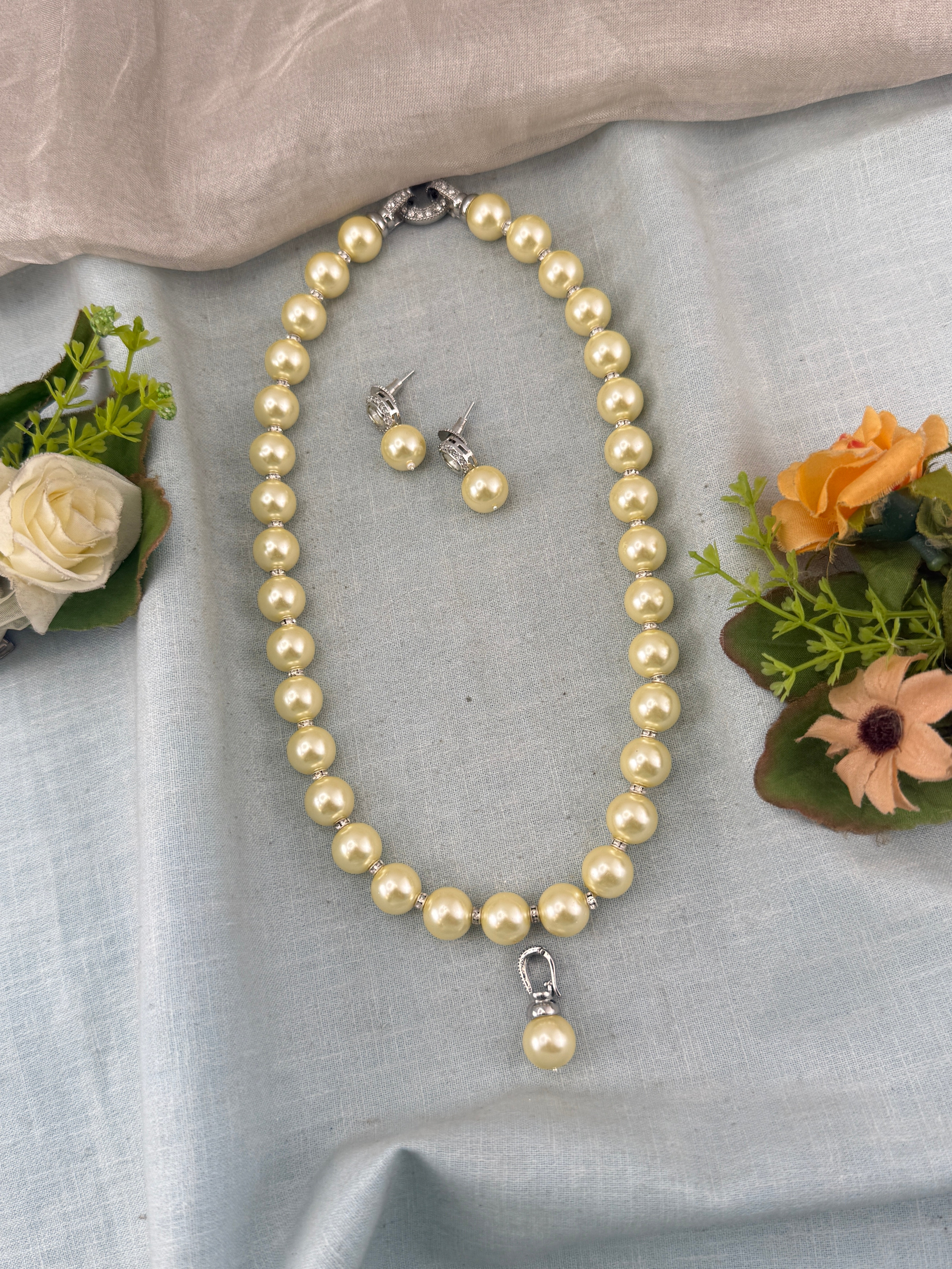 Premium Pearl Mala Necklace | N0354
