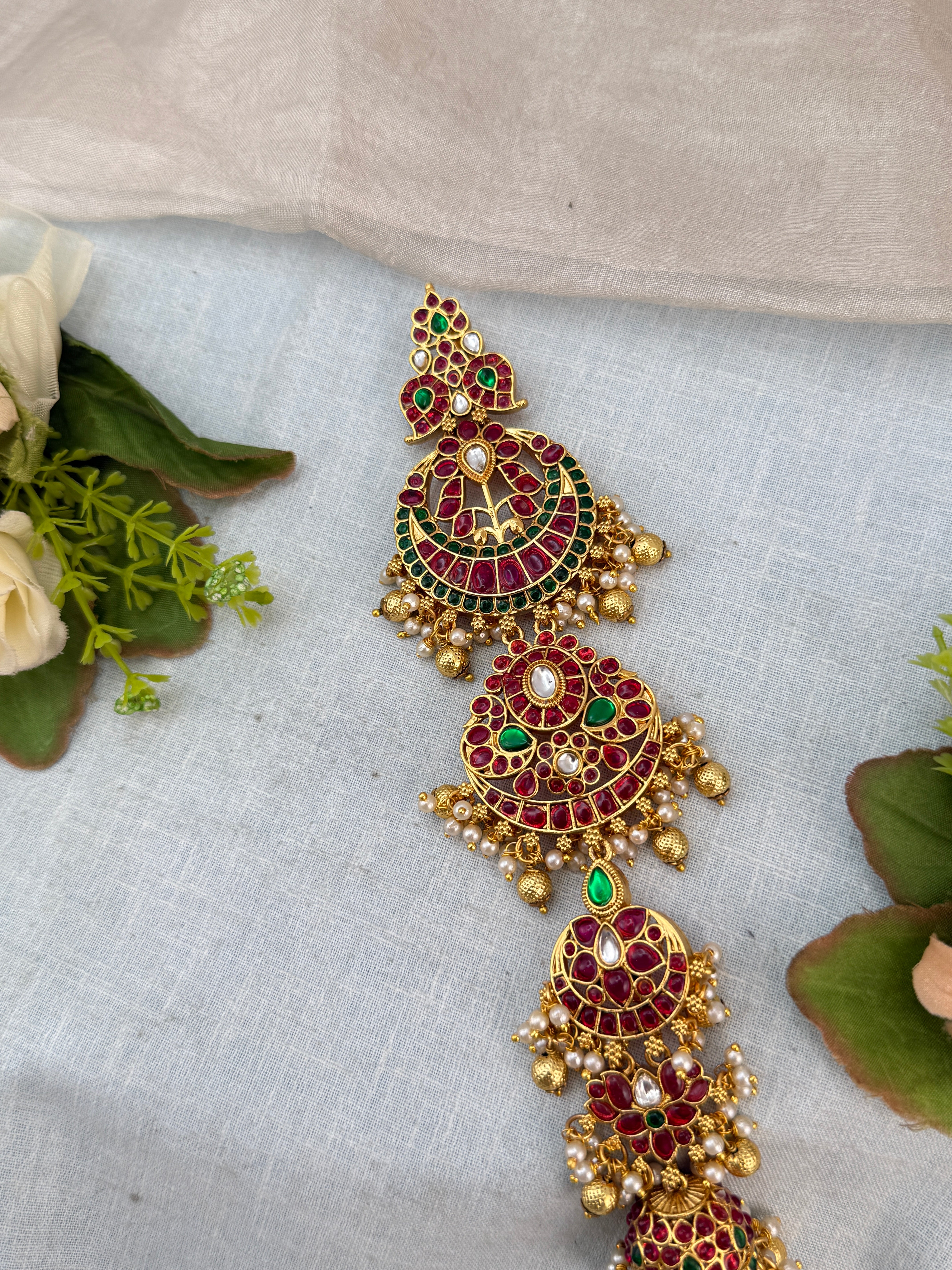 Luxurious Antique Kundan Jadebille 3053