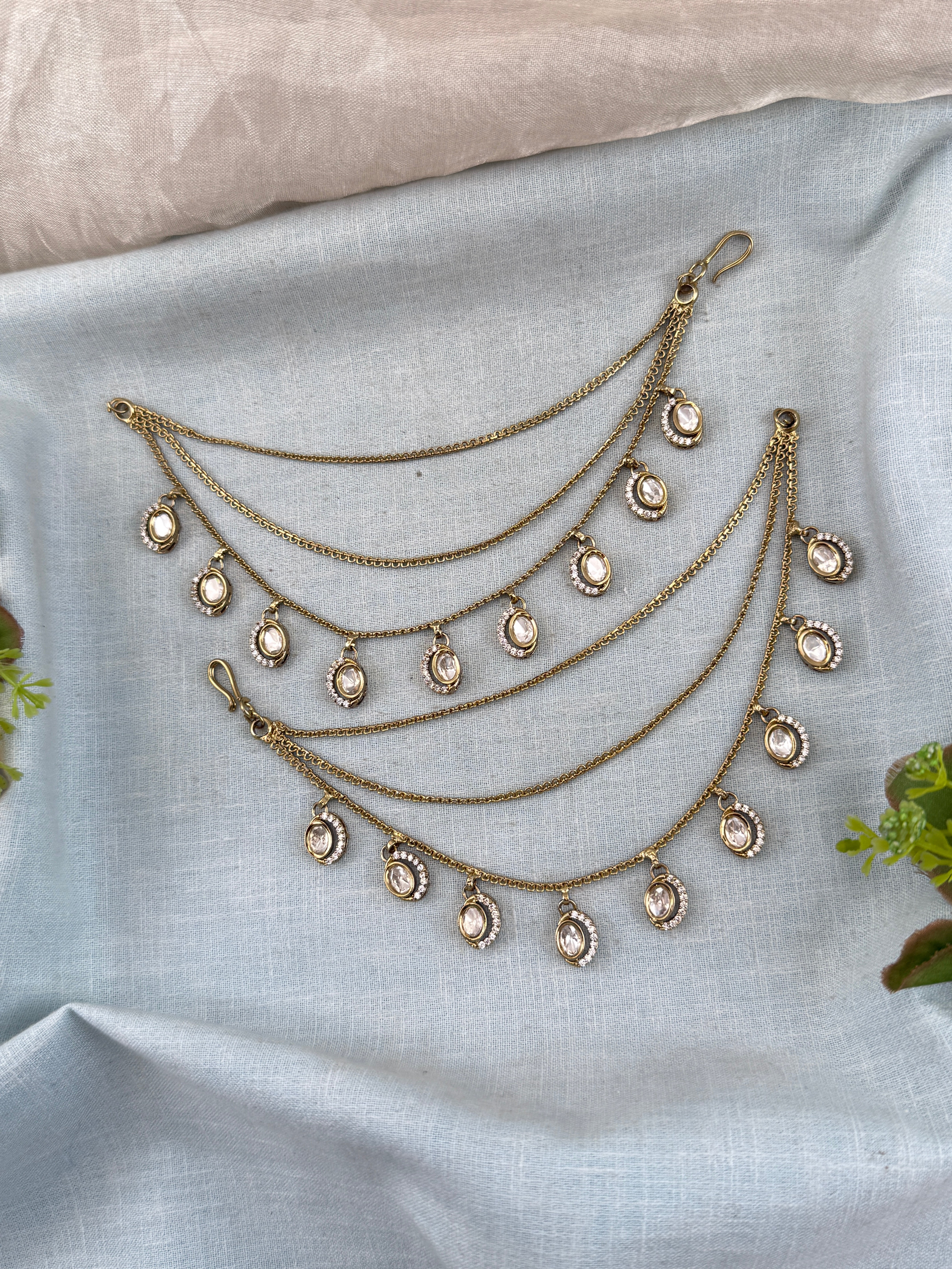 Designer earchains, maatal for women