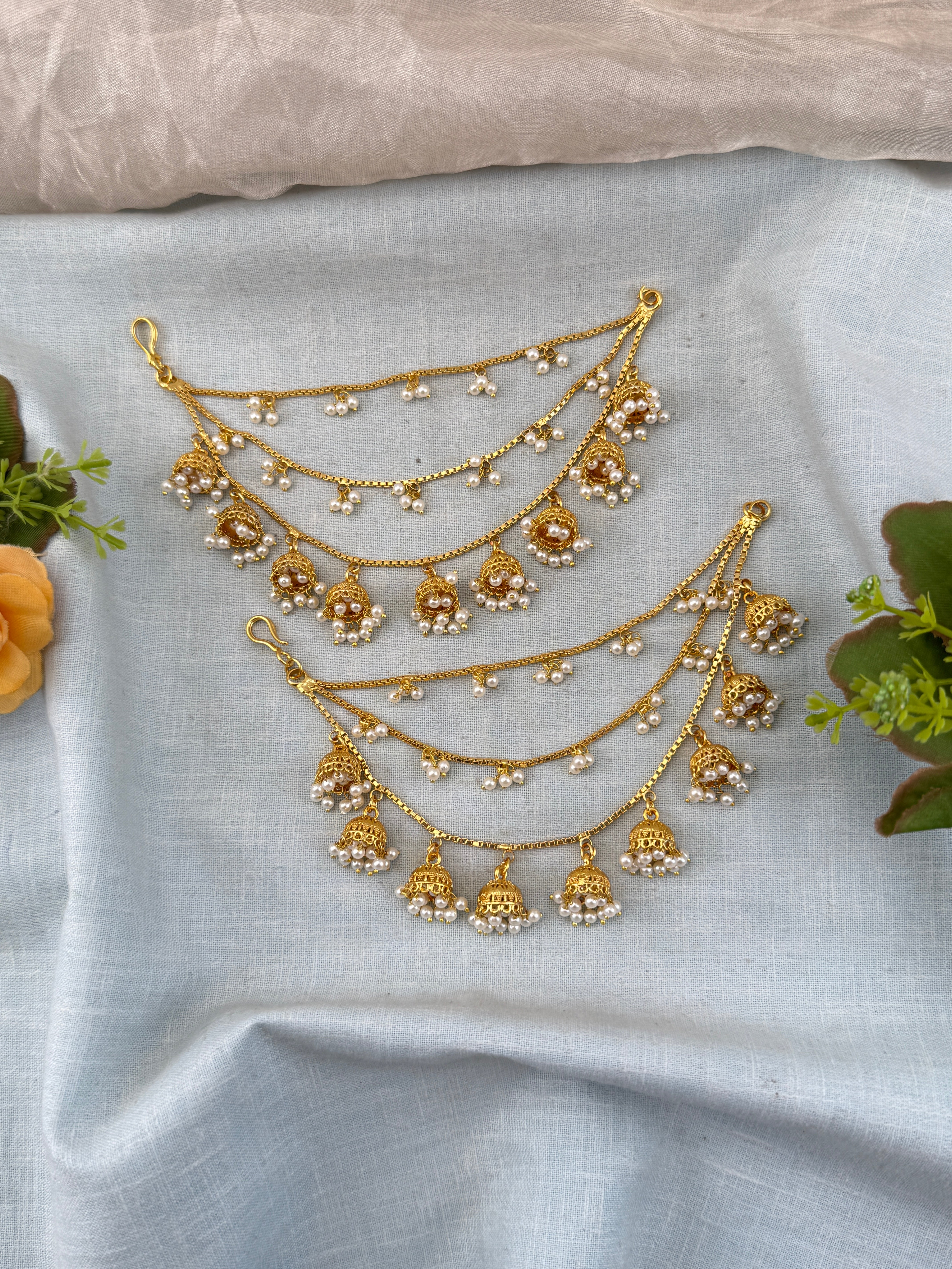 Designer earchains, maatal for women