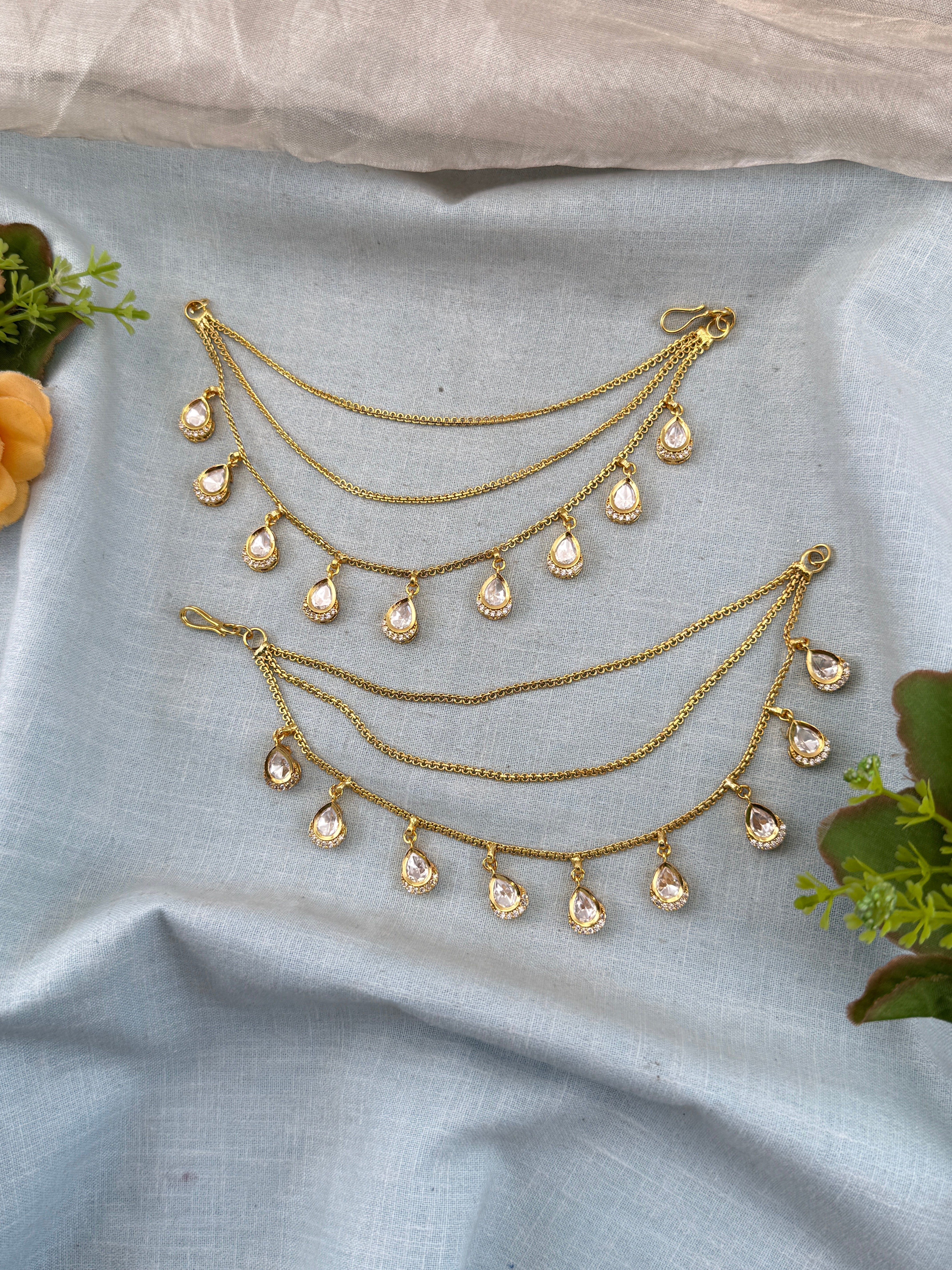 Designer earchains, maatal for women