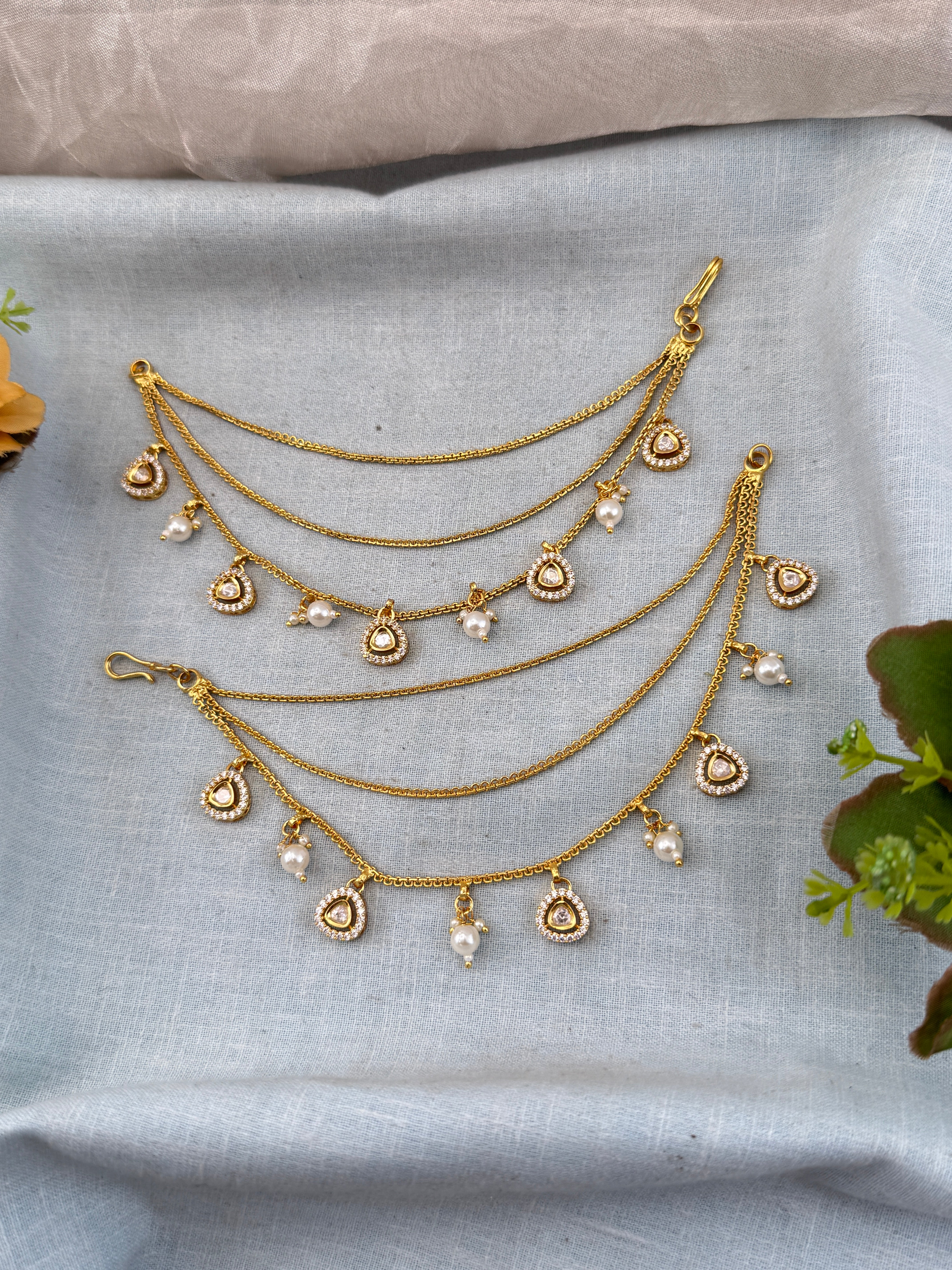 Designer earchains, maatal for women