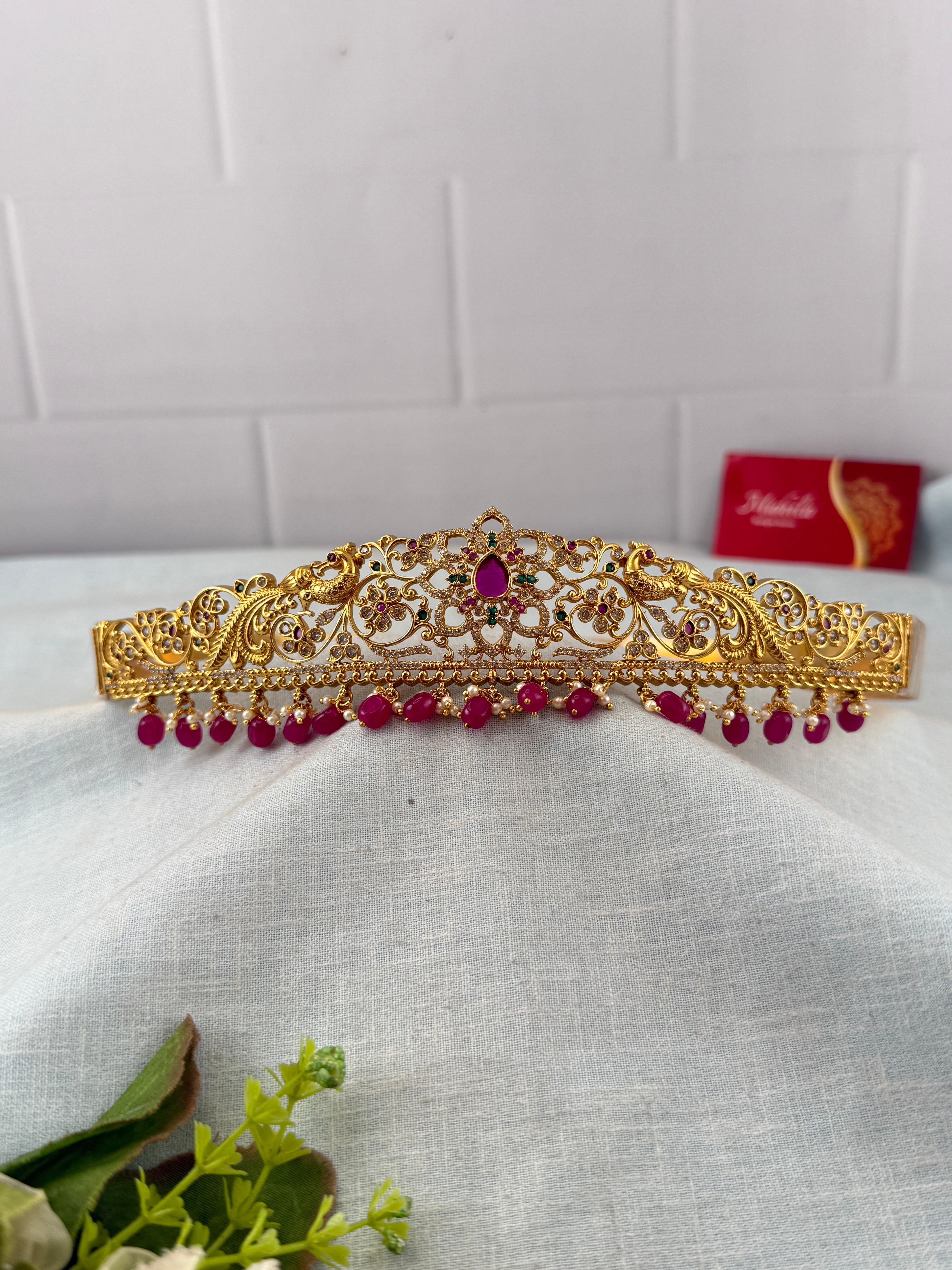 Antique Vaddanam Waist Belt Kids Size | V0023
