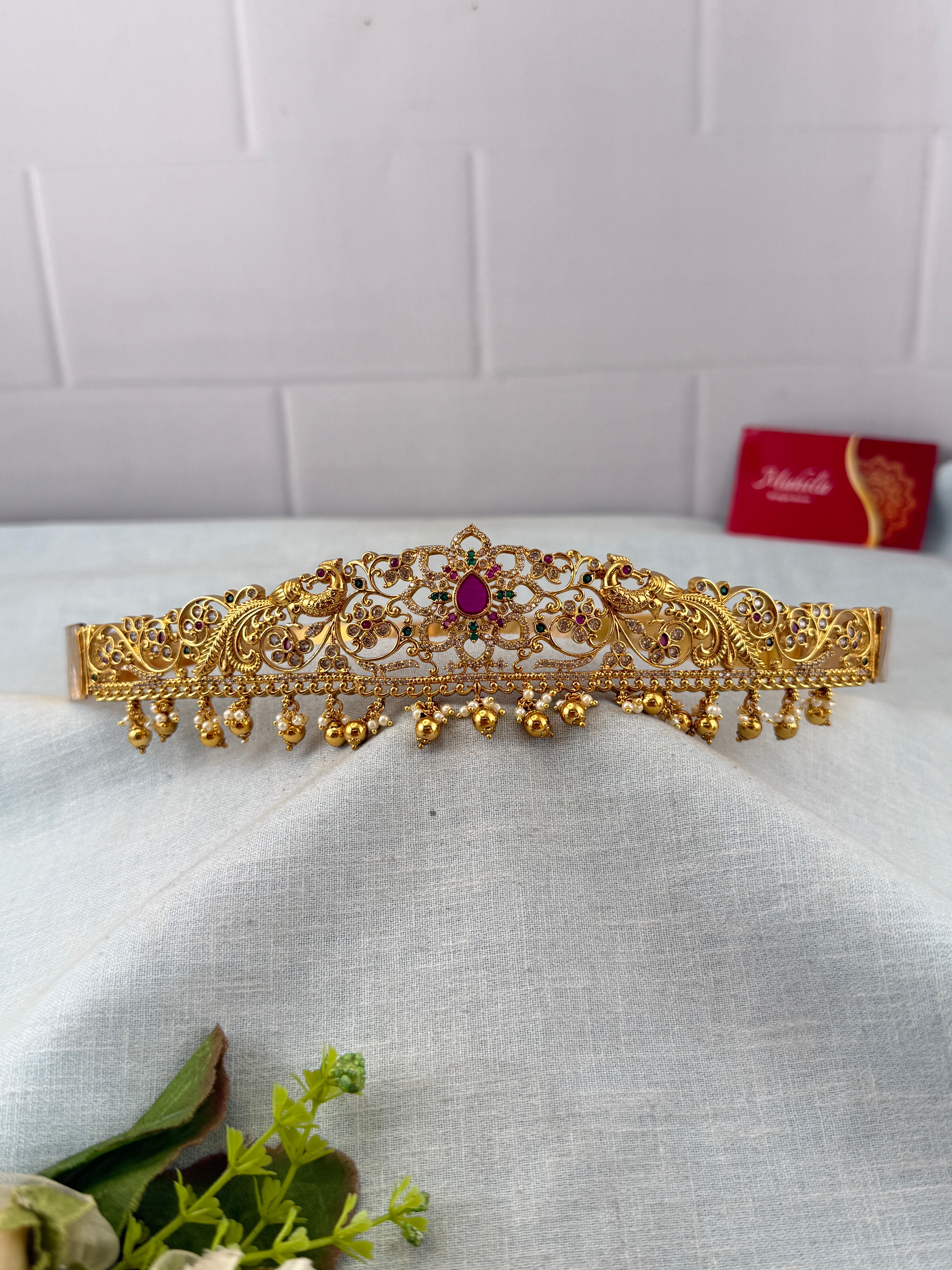 Antique Vaddanam Waist Belt Kids Size | V0022
