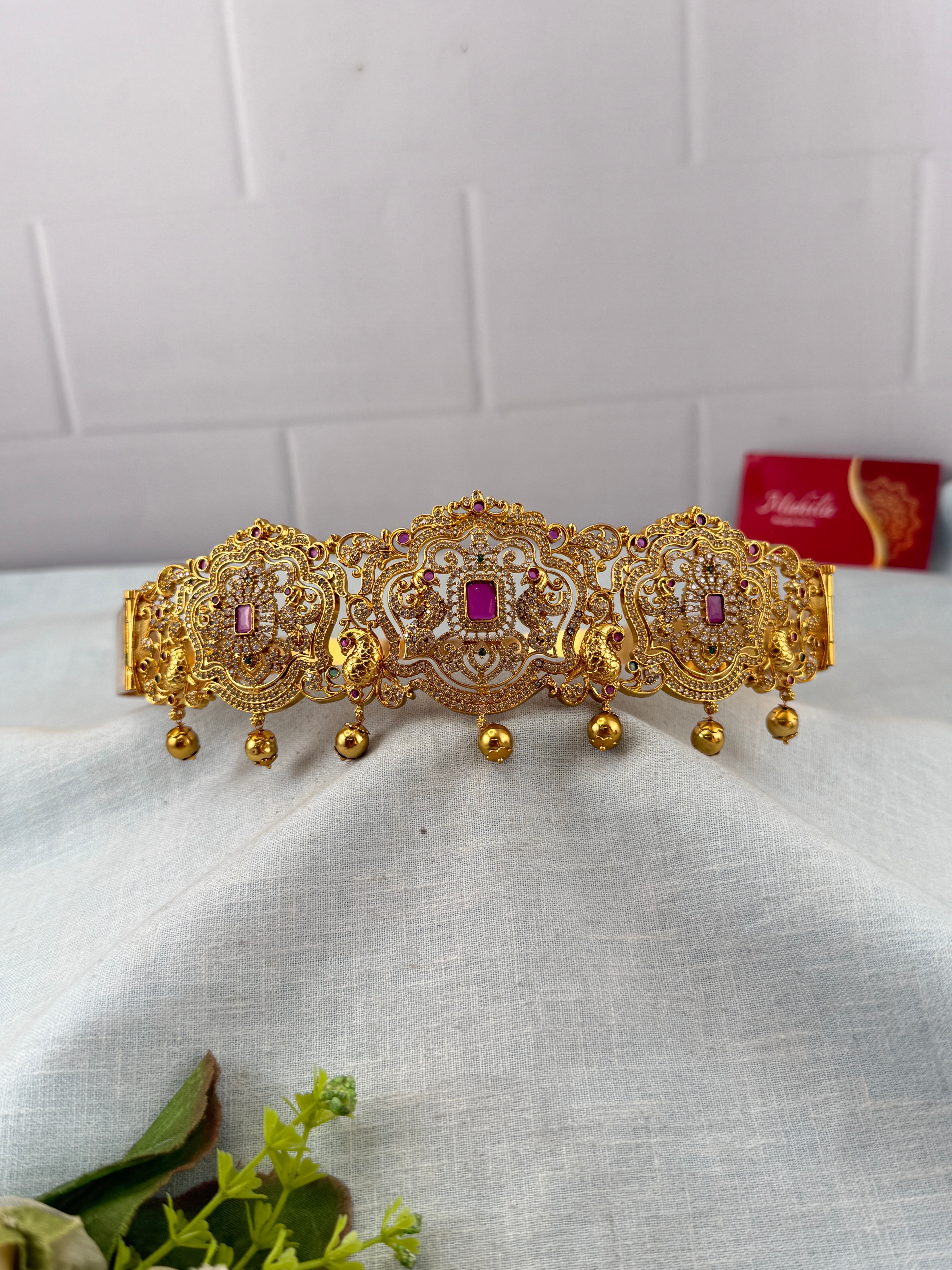 Antique Vaddanam Waist Belt Kids Size | V0018