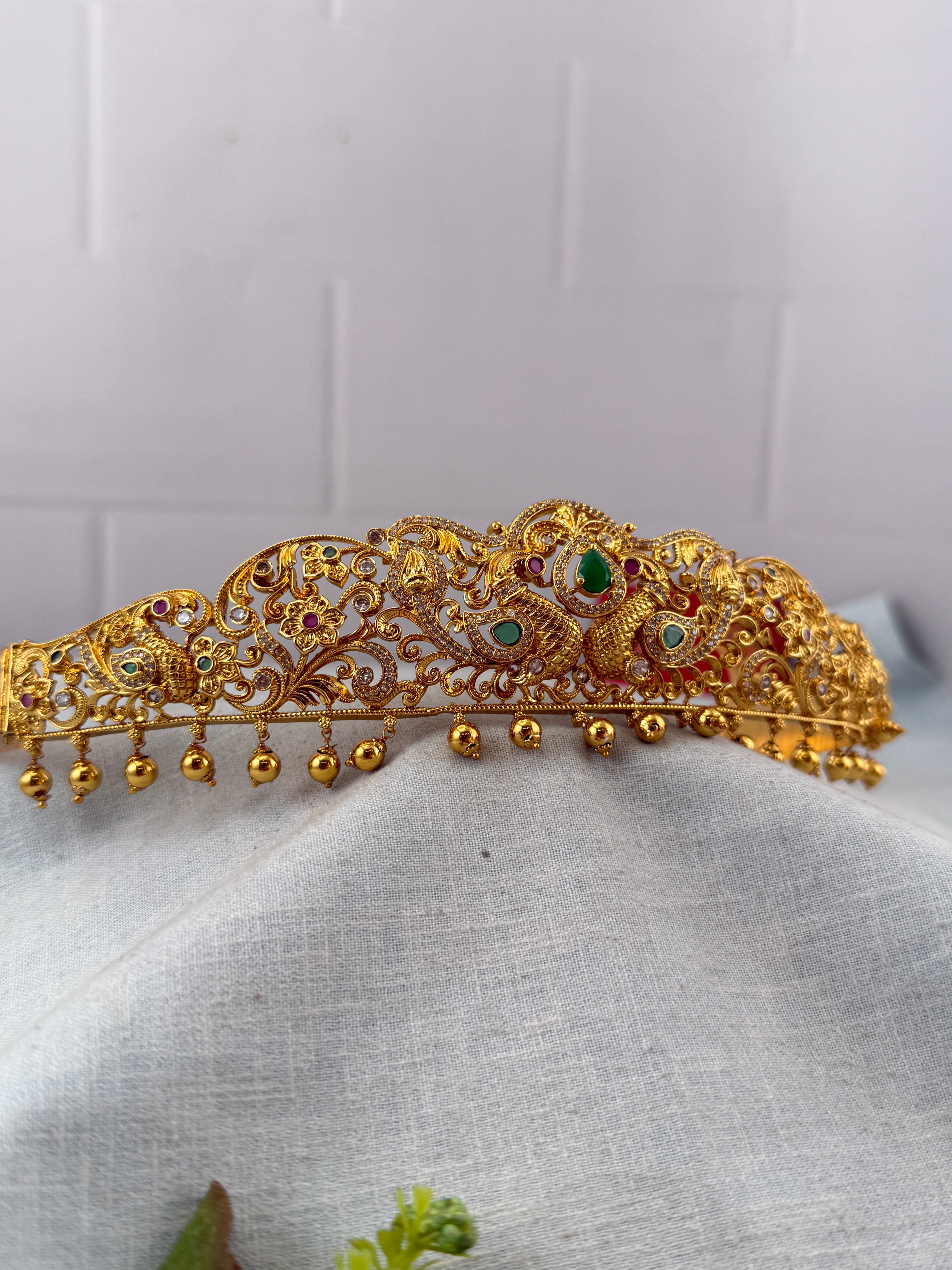 Antique Vaddanam Waist Belt Kids Size | V0025