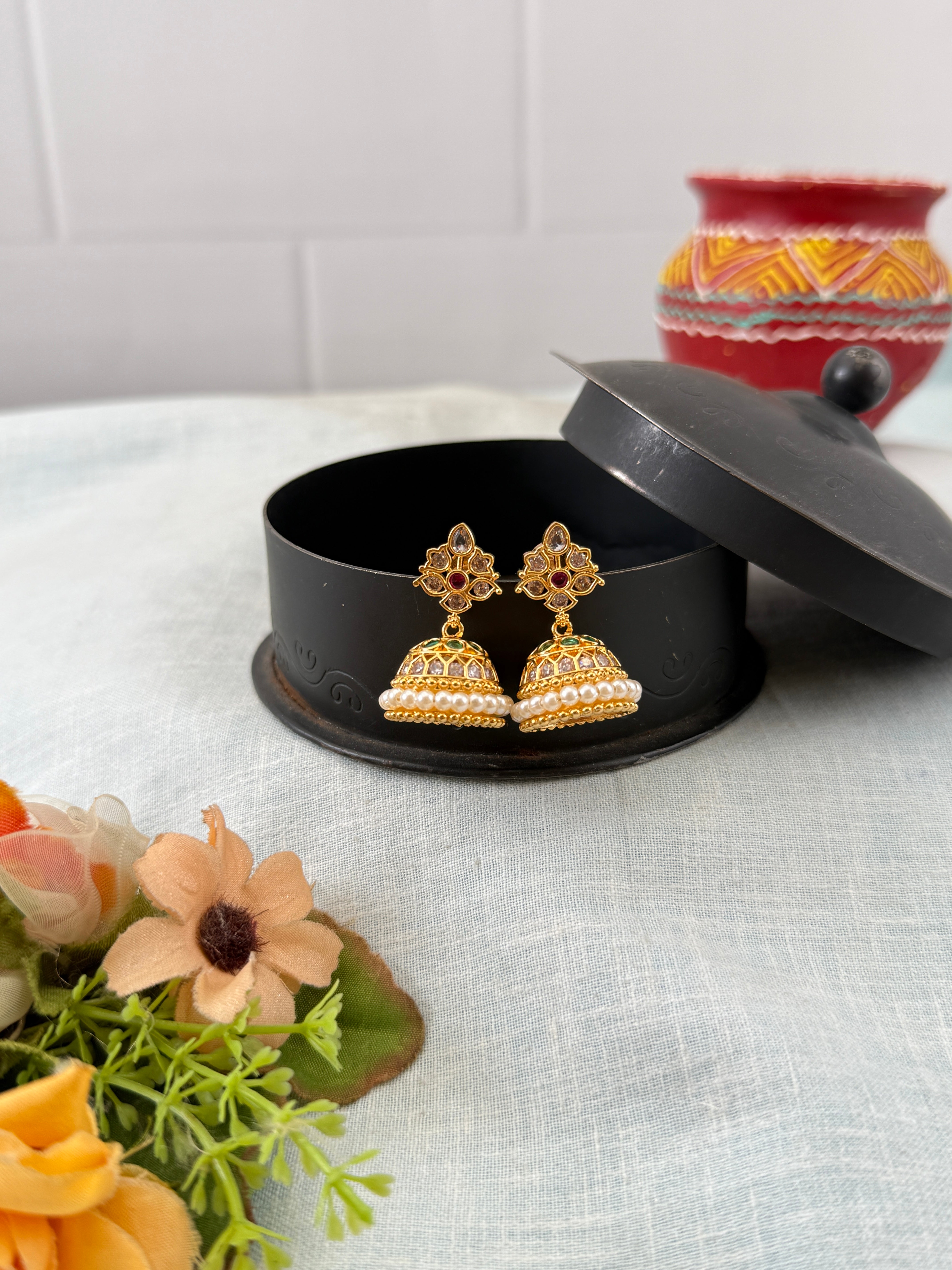Antique Bellimoda Jhumka Earrings E0193A