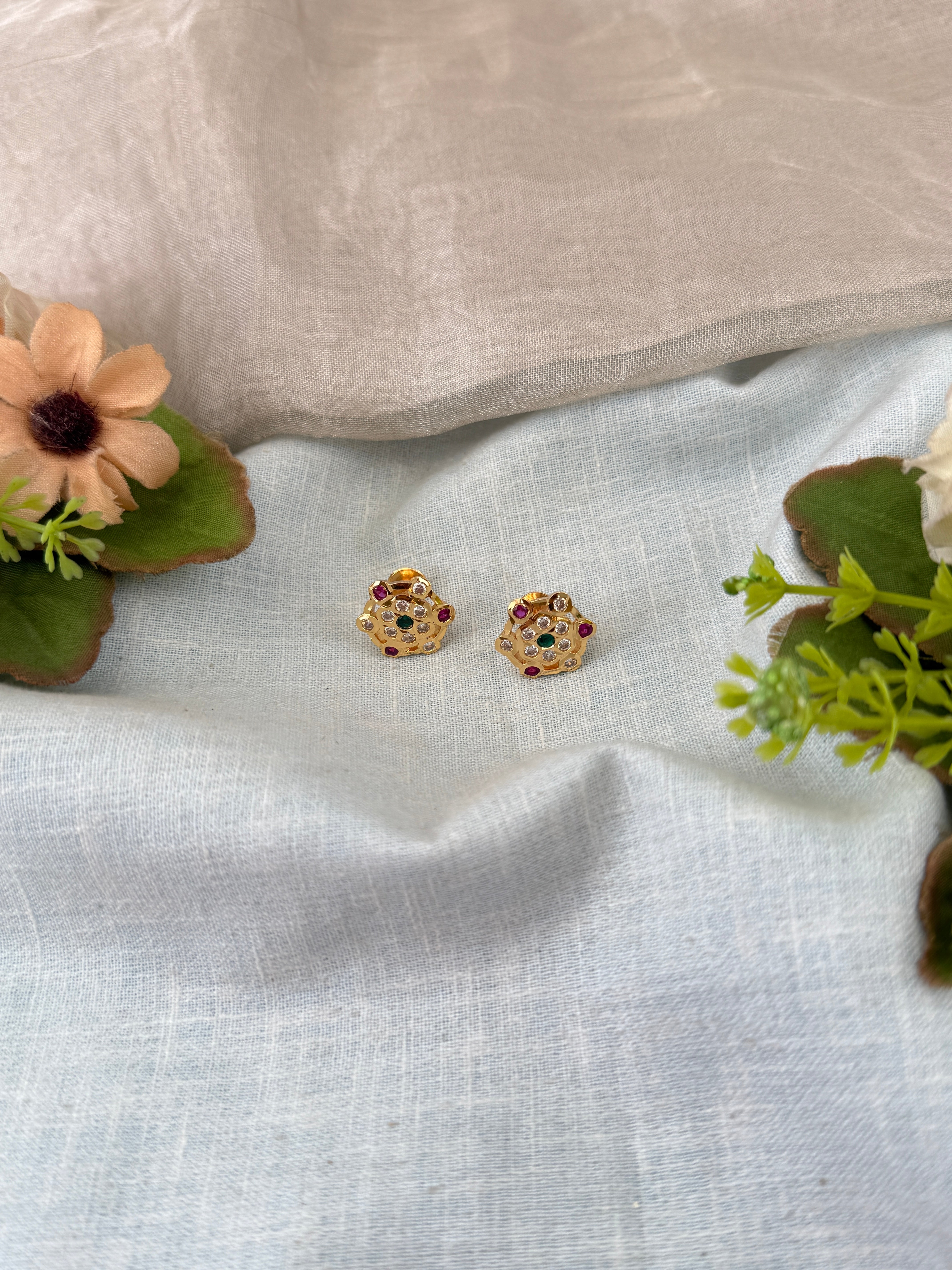 Antique Stud Earrings | E0204 A