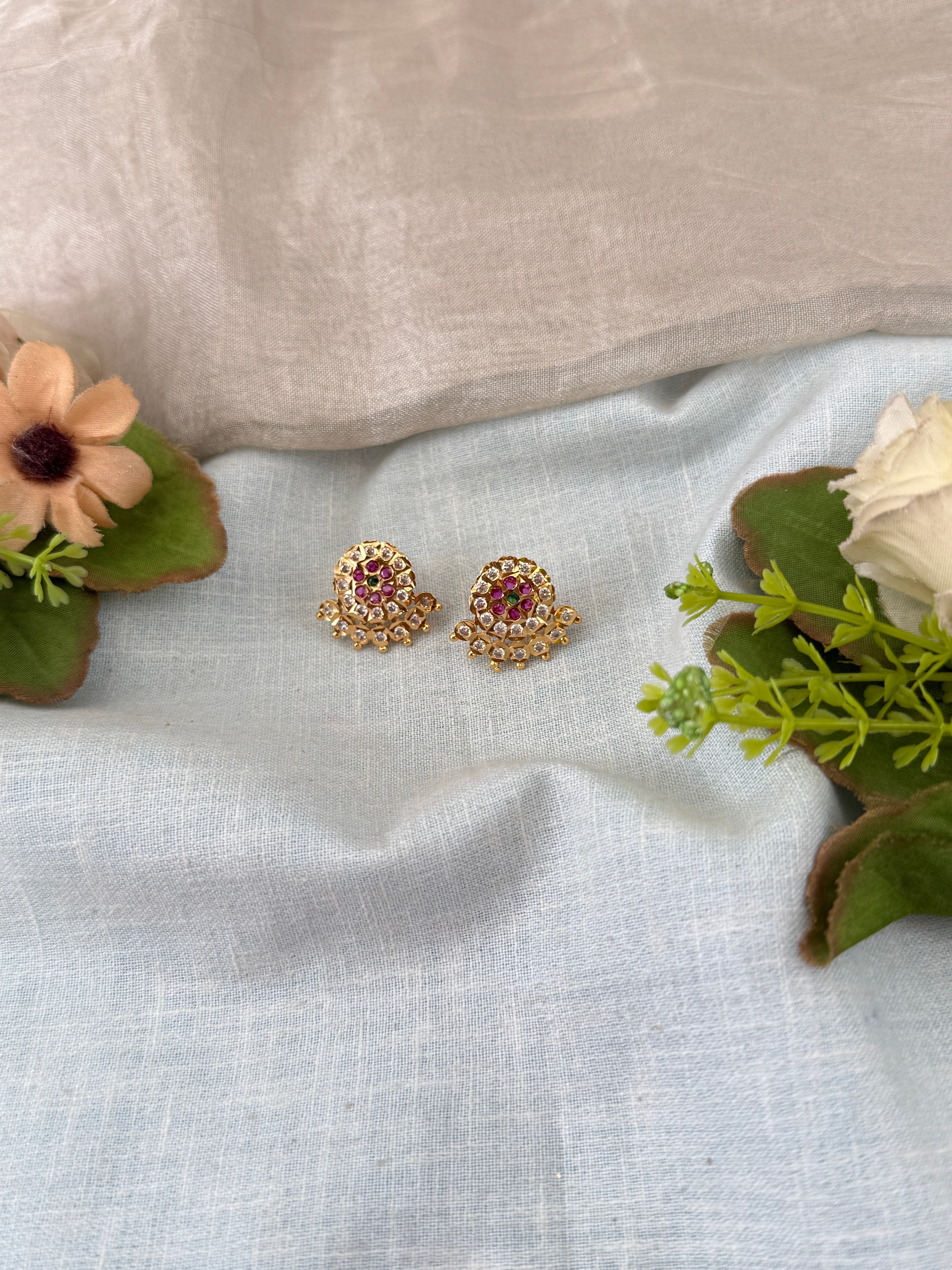 Antique Stud Earrings | E0207 B