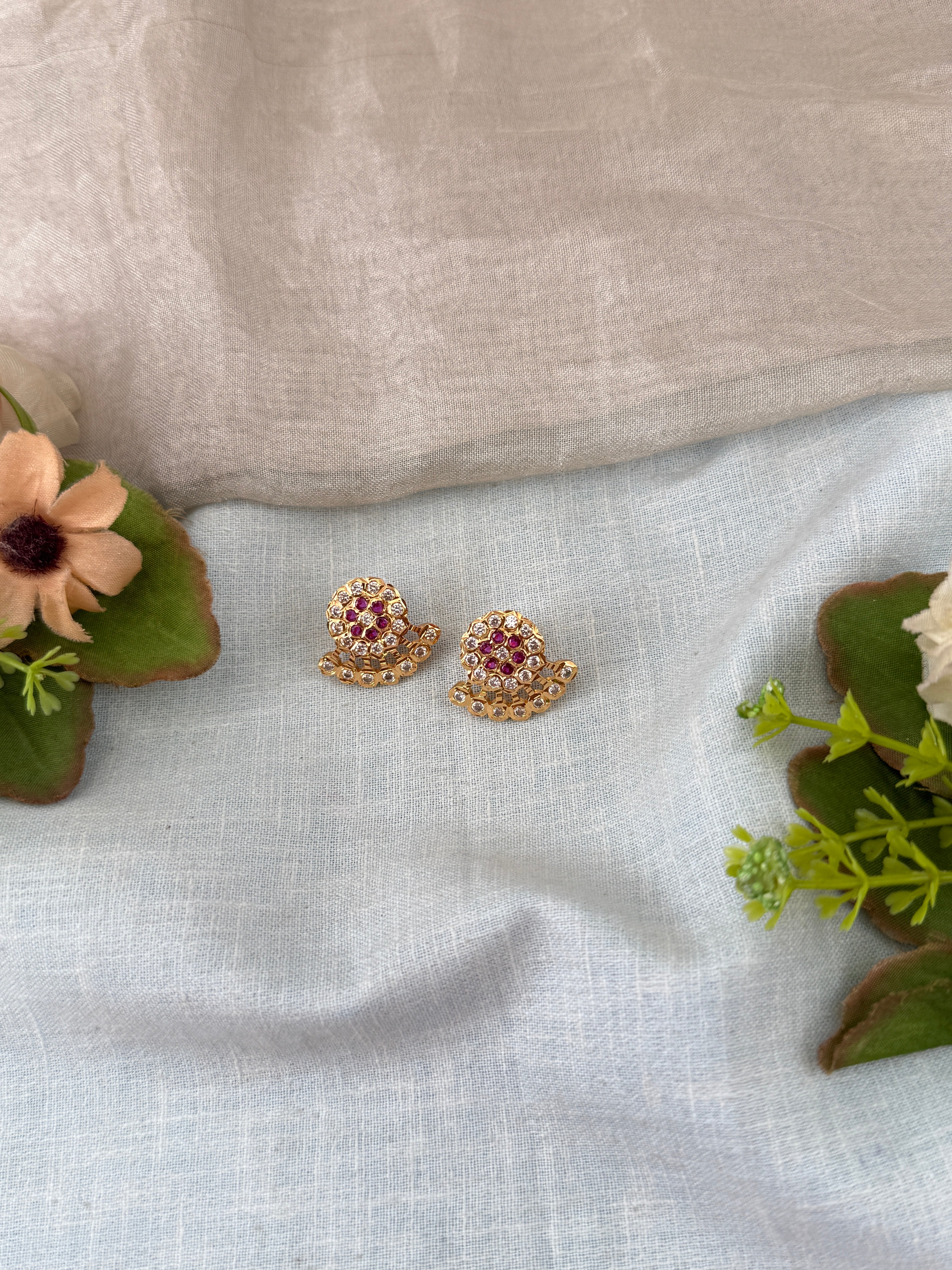 Antique Stud Earrings | E0205 A