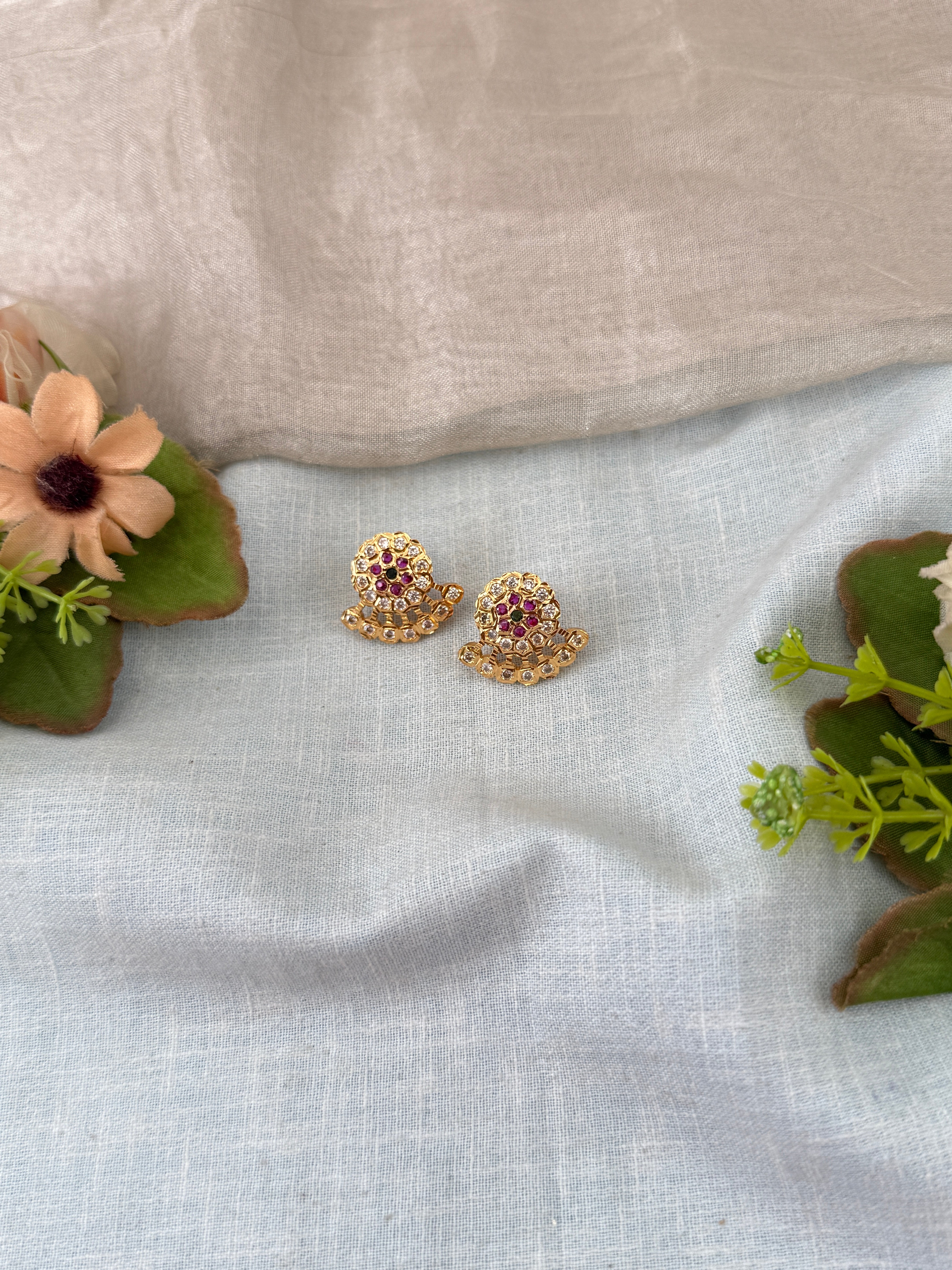 Antique Stud Earrings | E0205 B