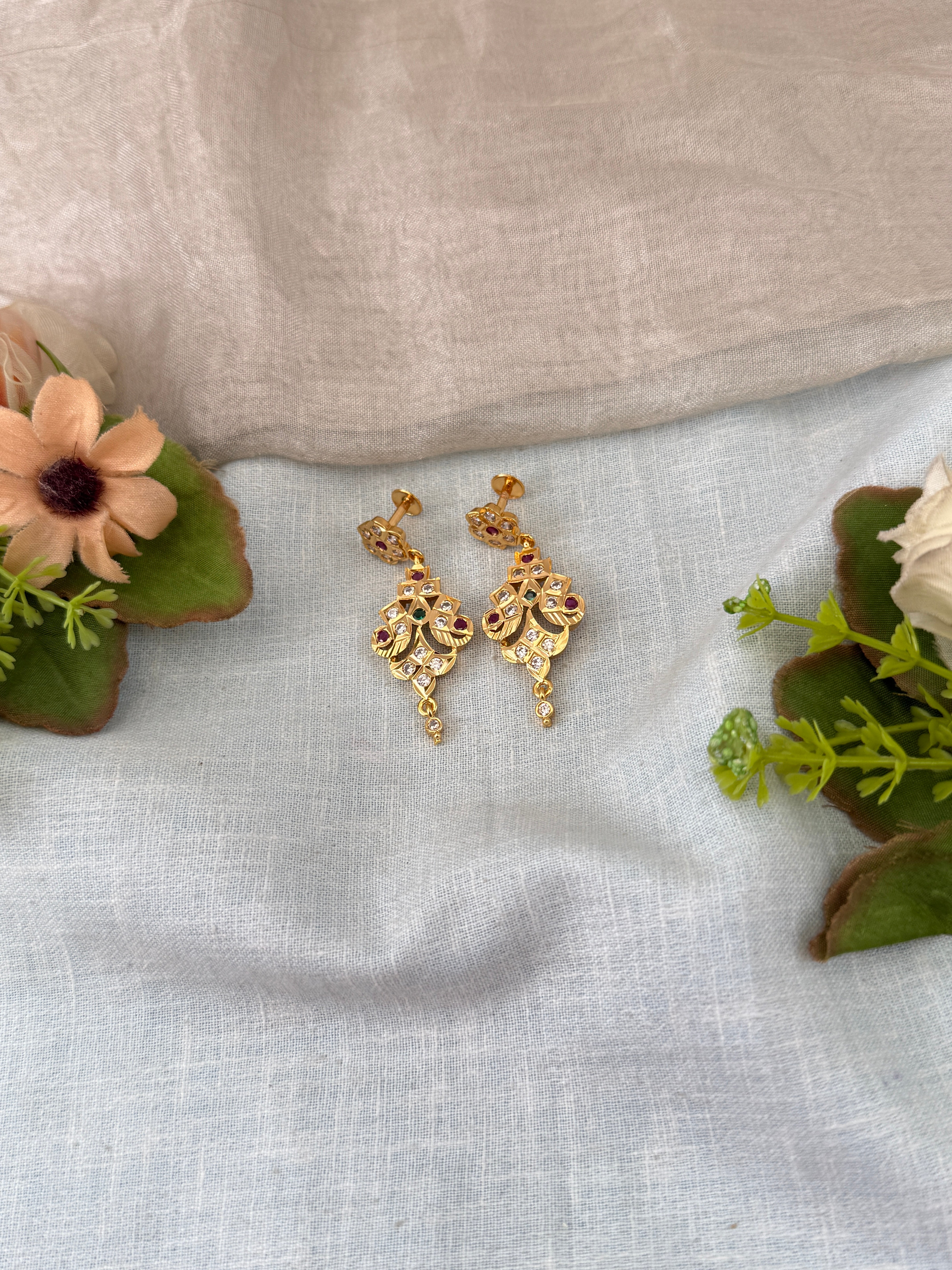 Antique Stud Earrings | E0210 B
