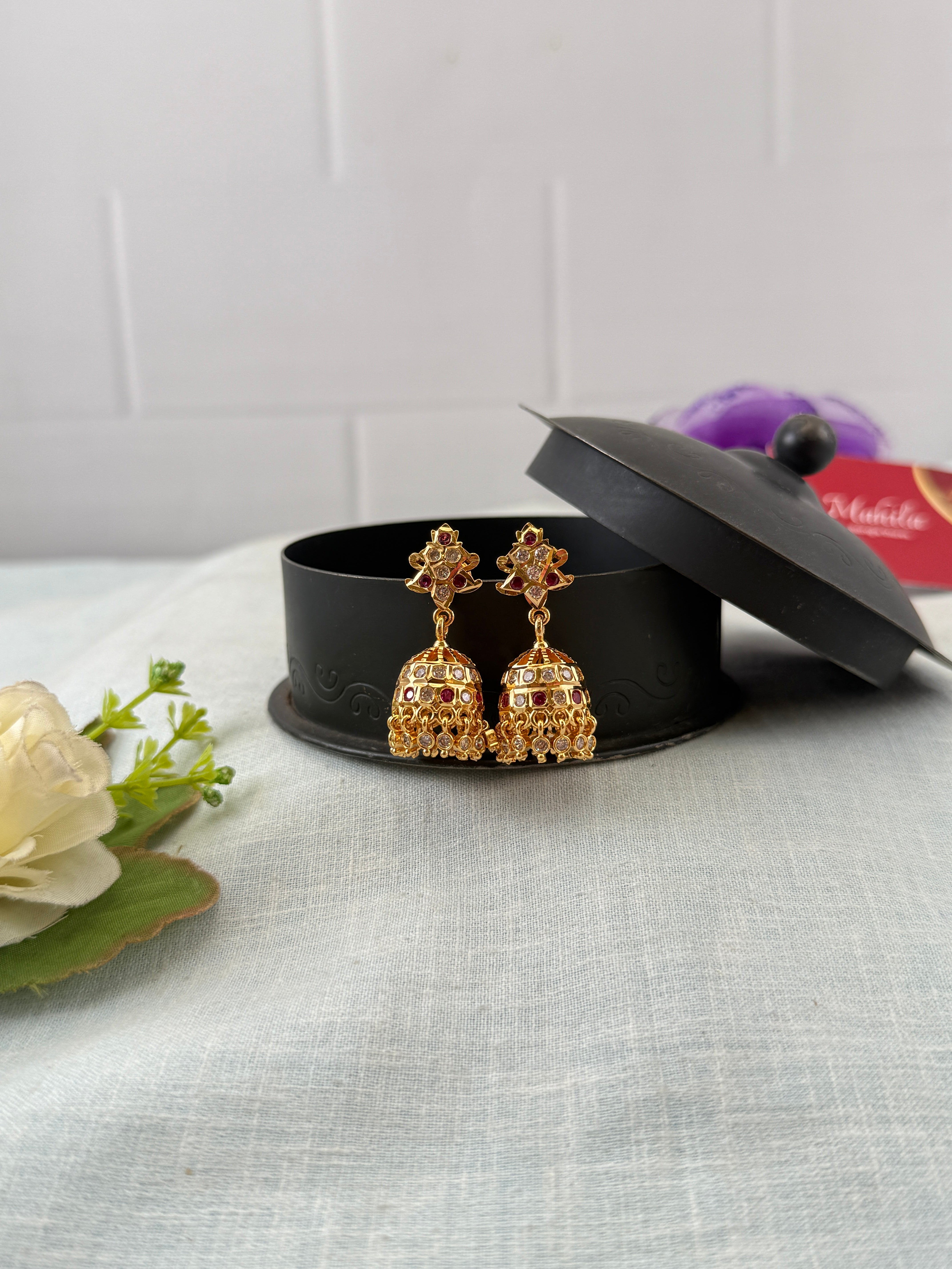 Antique Jhumka Earrings | E0217 B