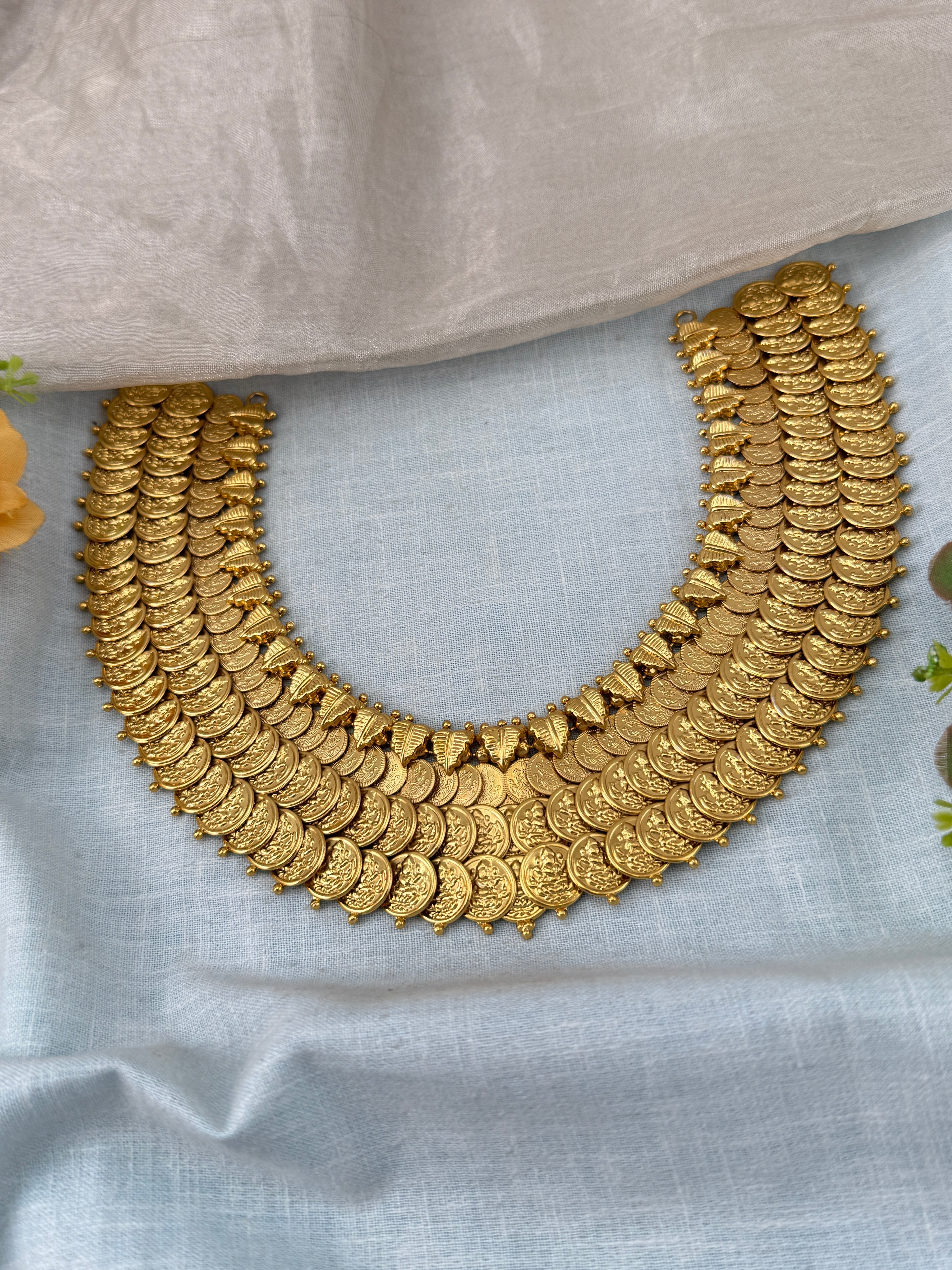 Antique Kaasu Choker Grand Necklace Set | N0435