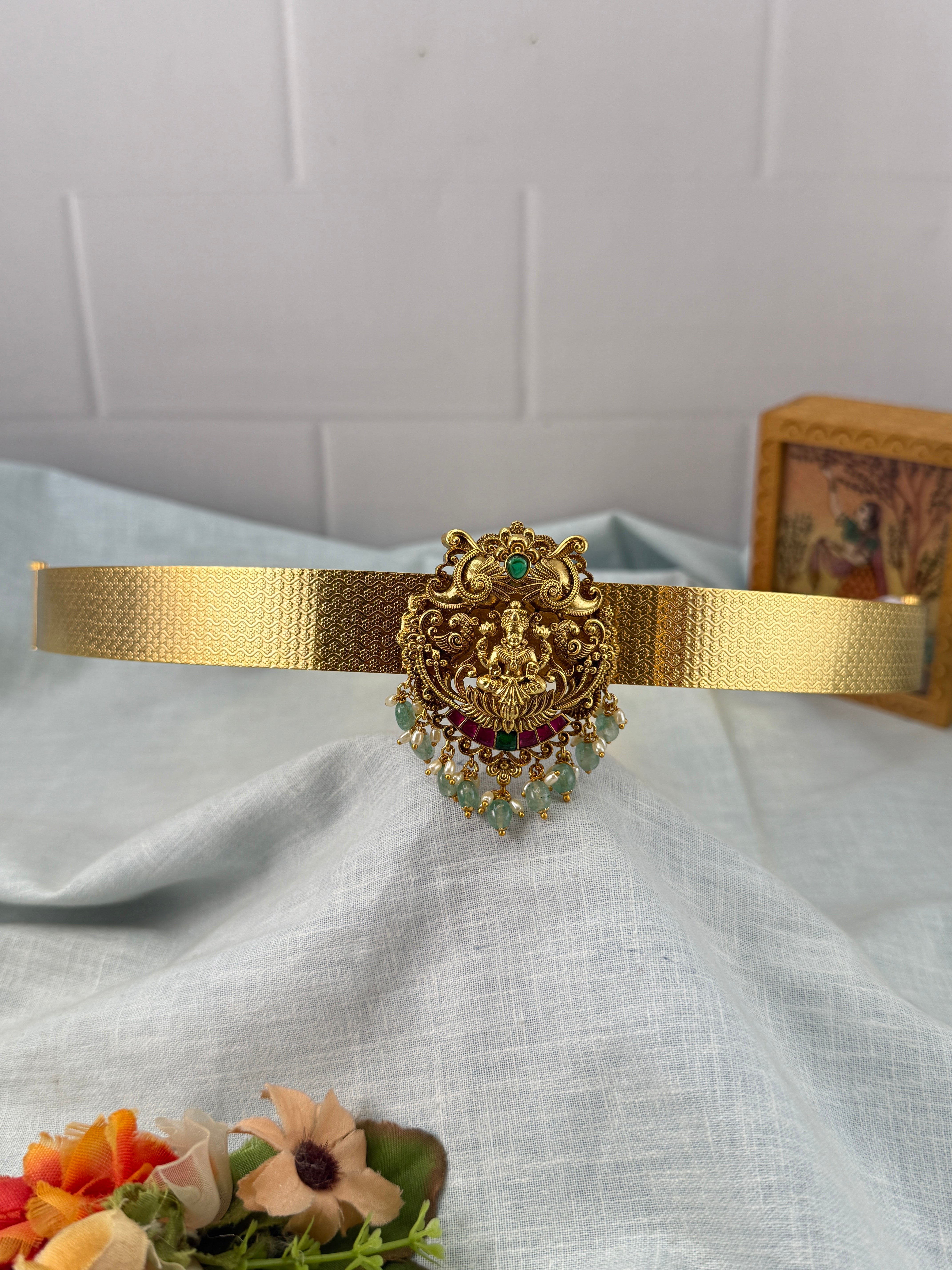 Antique Vaddanam Kamarbandh Single Pendant | V0042