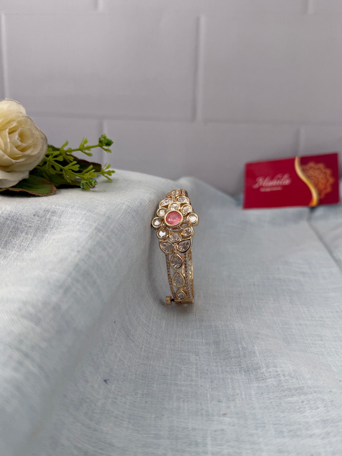 Antique temple style bridal bangles for women by Mahila