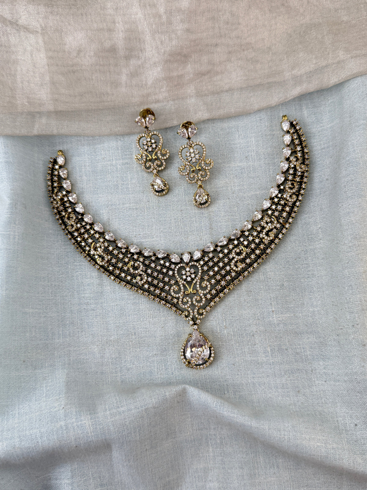 Victorian Royal Style Short Necklace Set | N0518 A