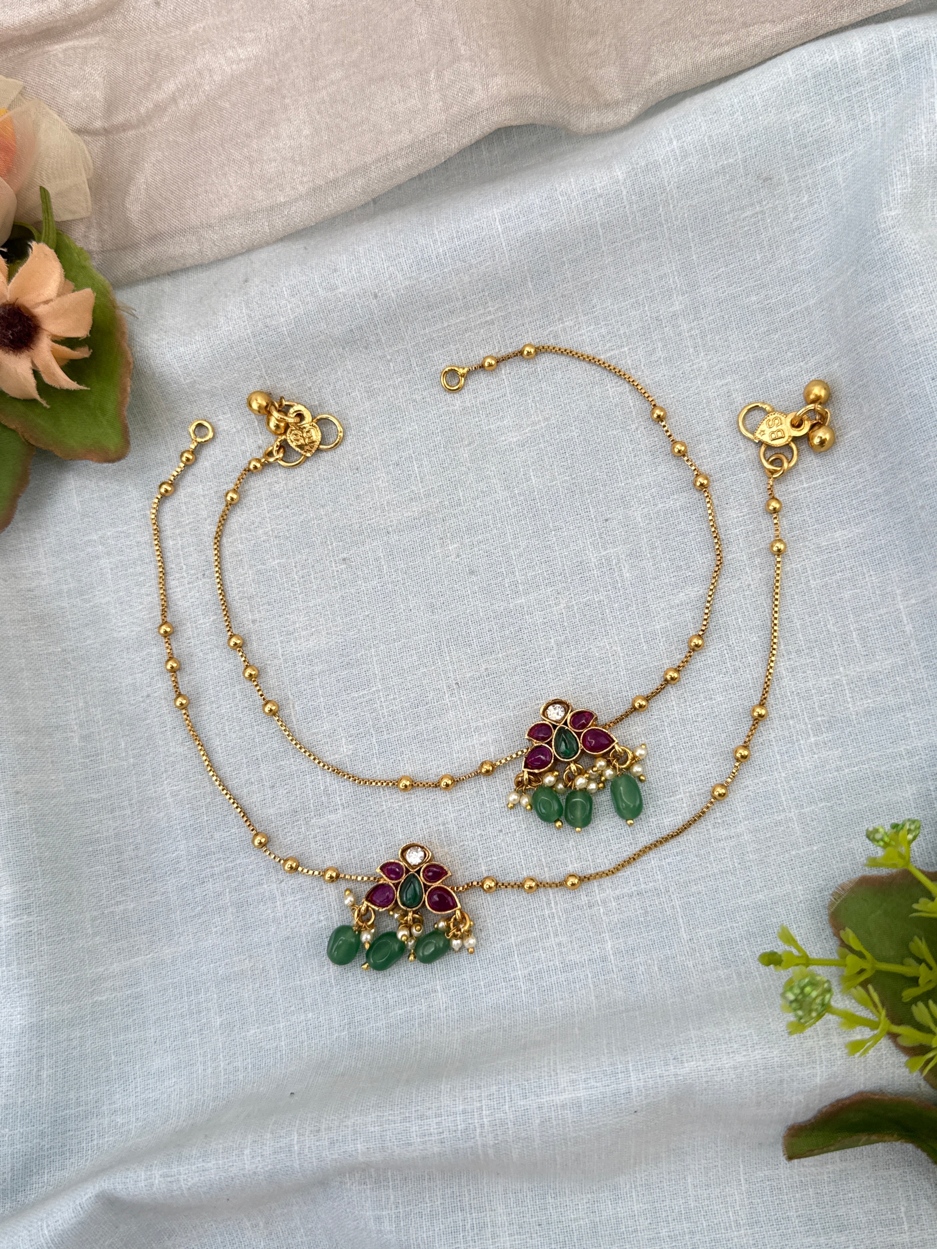 anklet, bridal payal, payal for brides