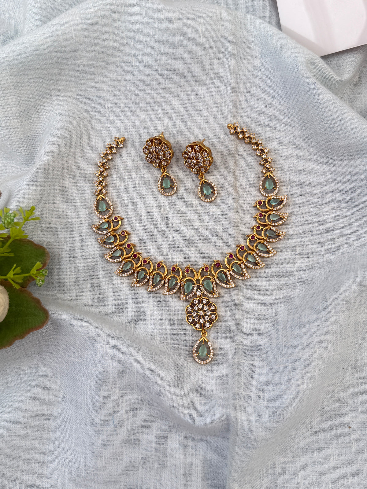 Antique temple necklace for women