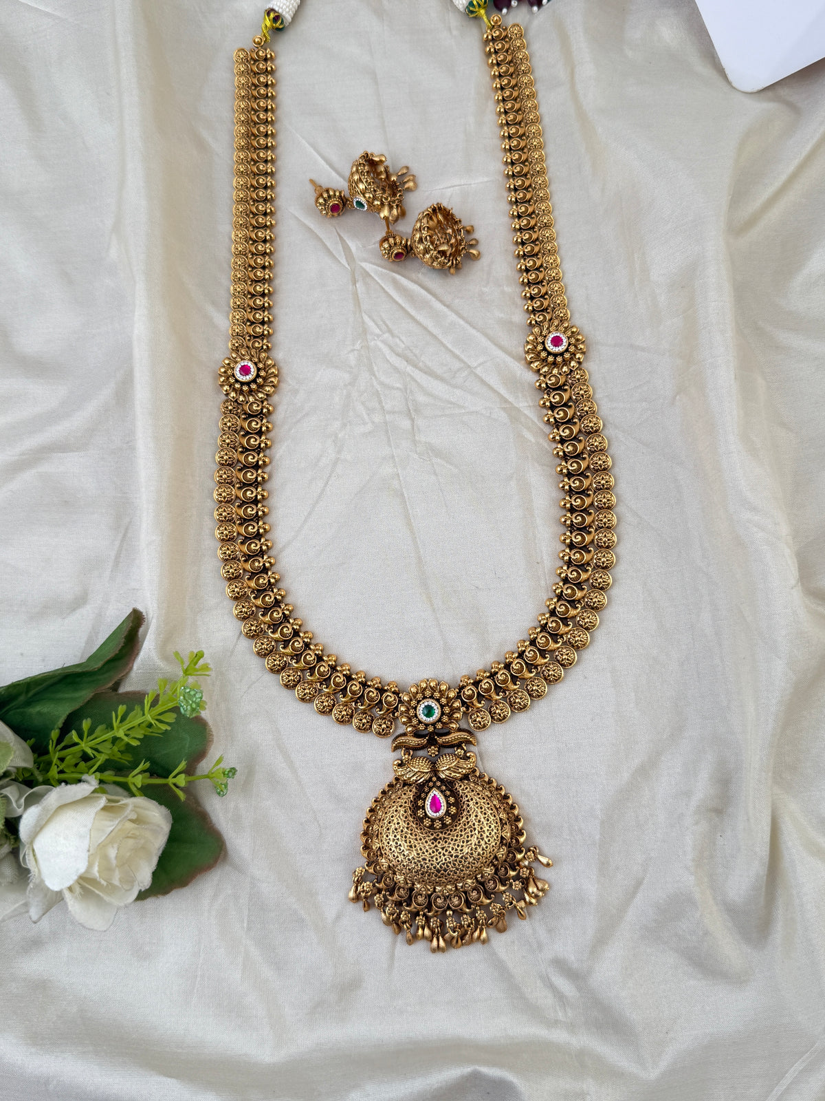 Antique temple necklace for women