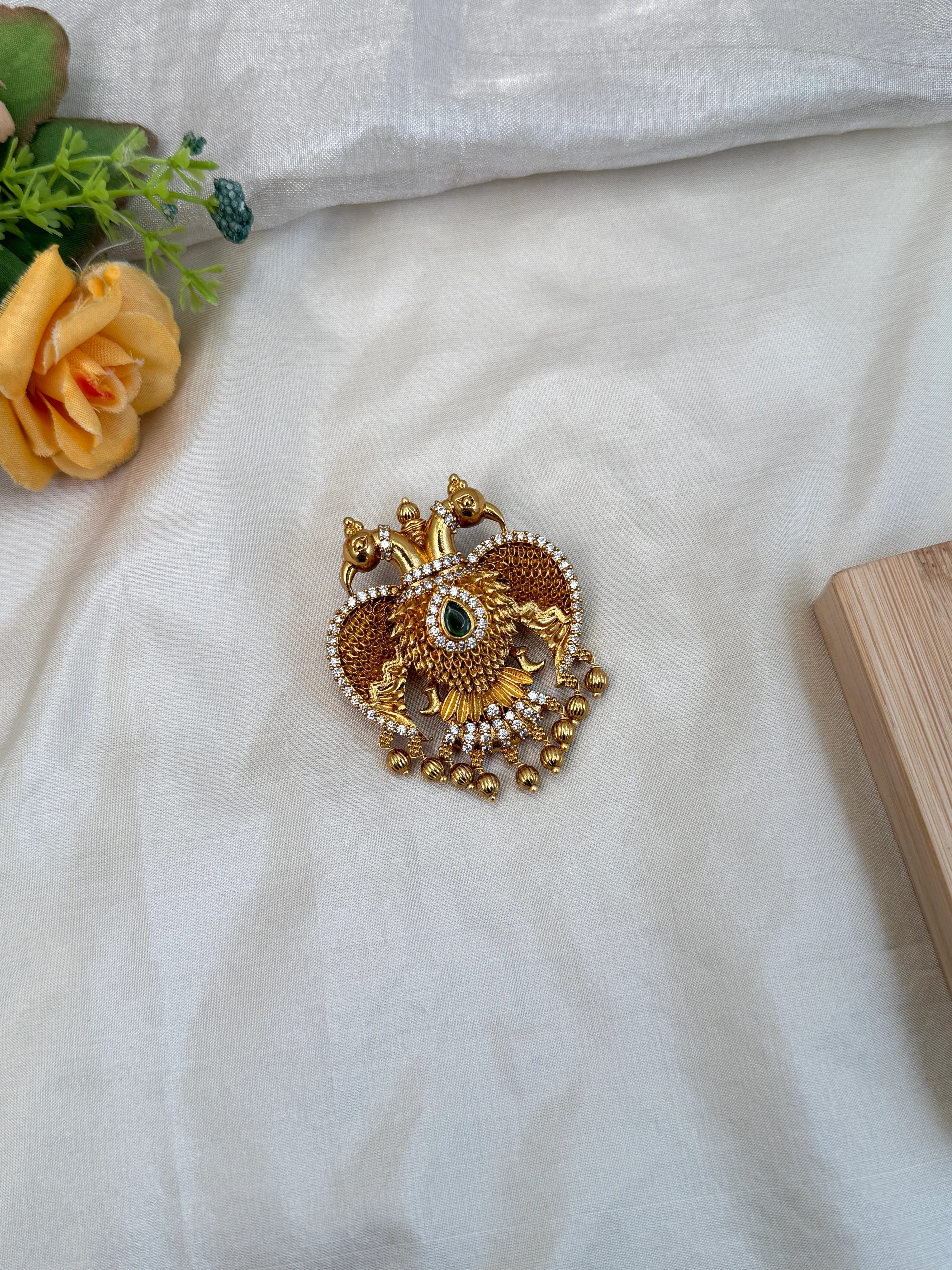 Gandaberunda Antique Pendant 207 (5 cm)
