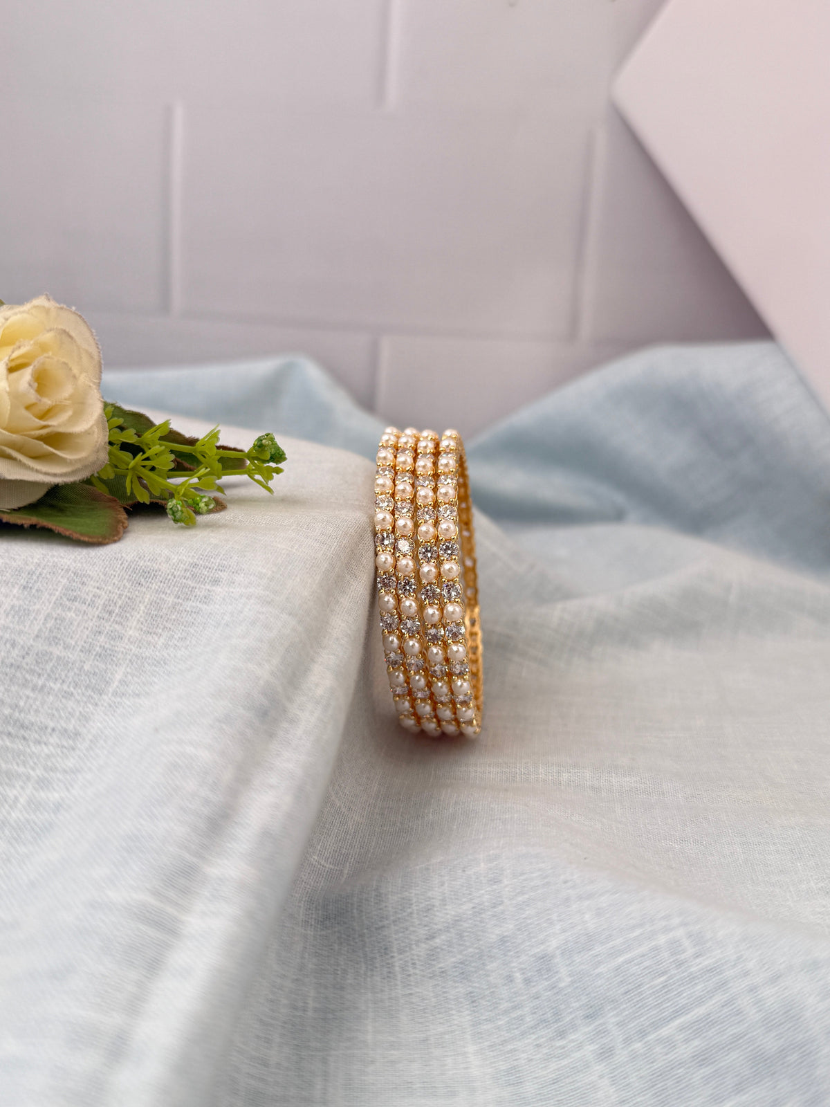Antique temple style bridal bangles for women by Mahila