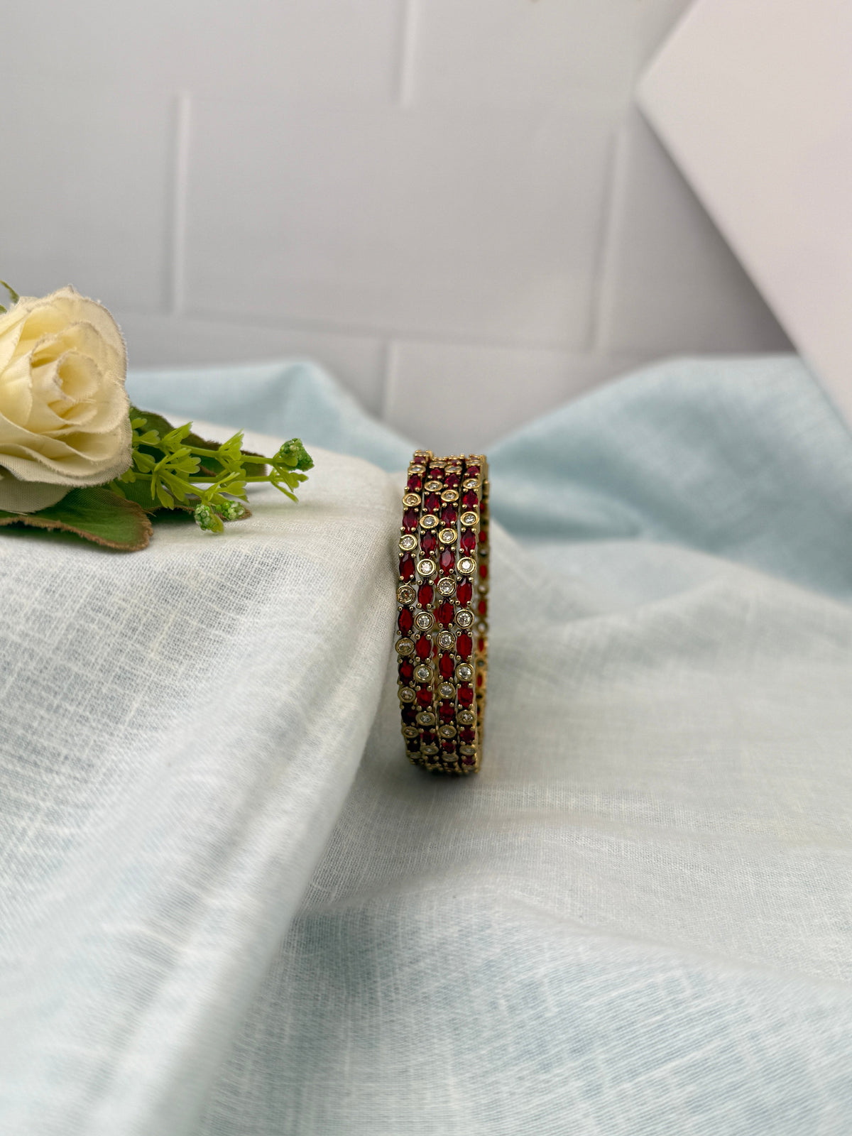 Antique temple style bridal bangles for women by Mahila