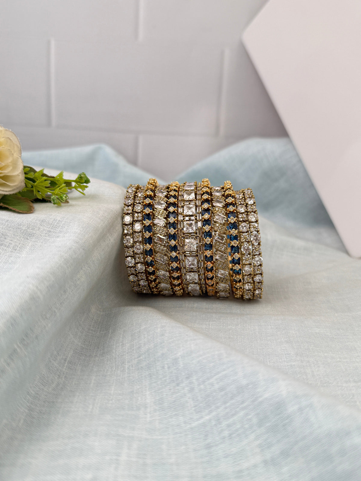 Antique temple style bridal bangles for women by Mahila