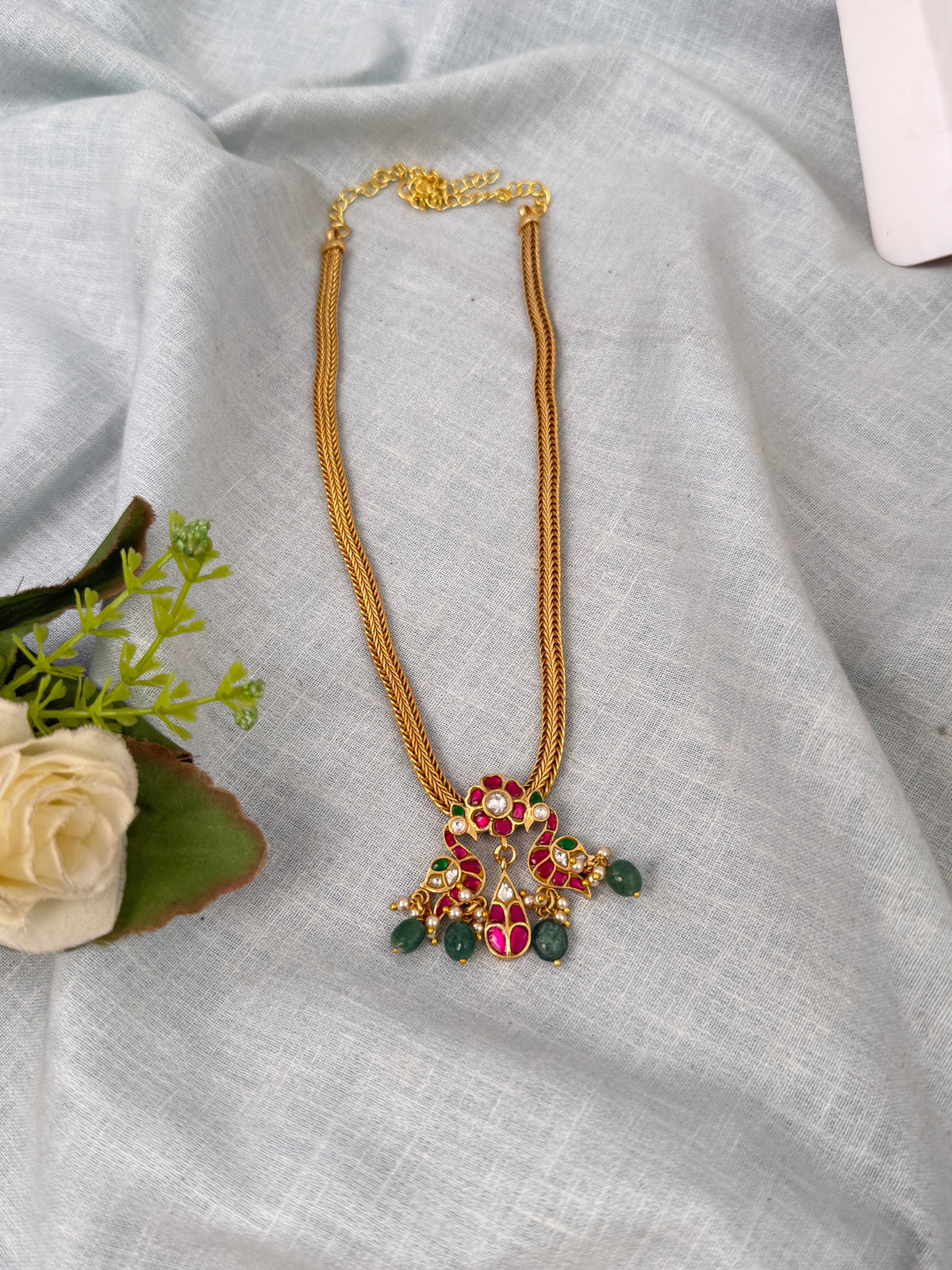 Antique temple necklace for women