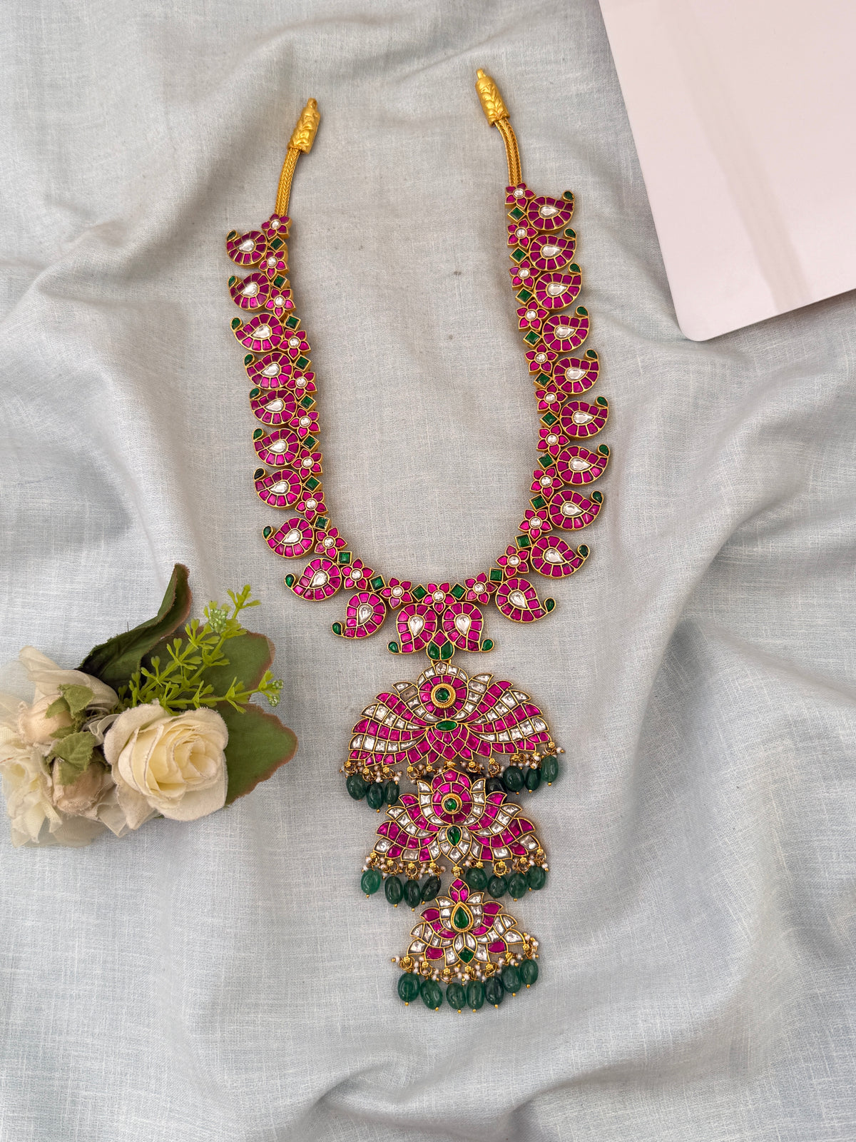 Antique temple necklace for women