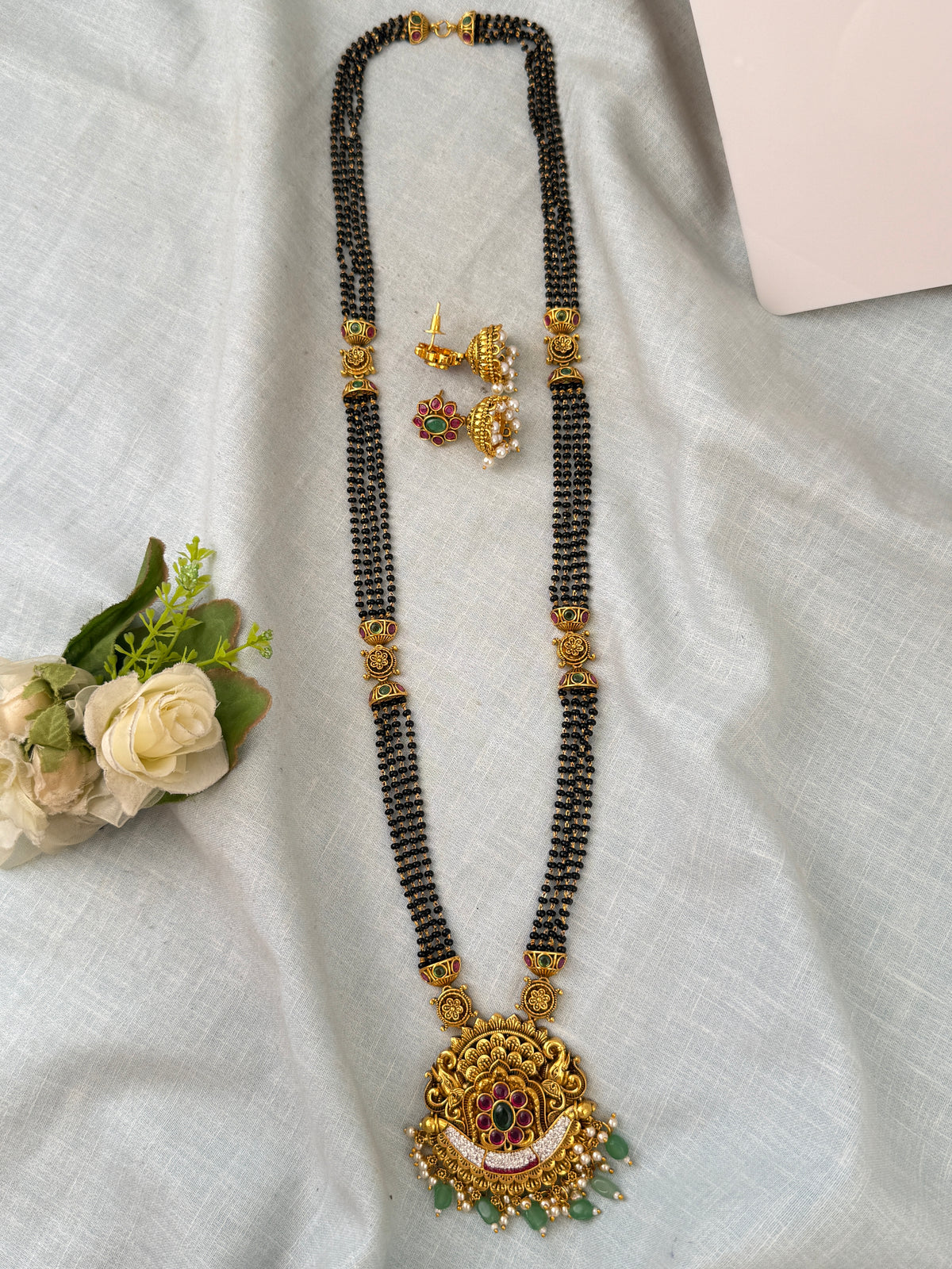 Antique temple necklace for women