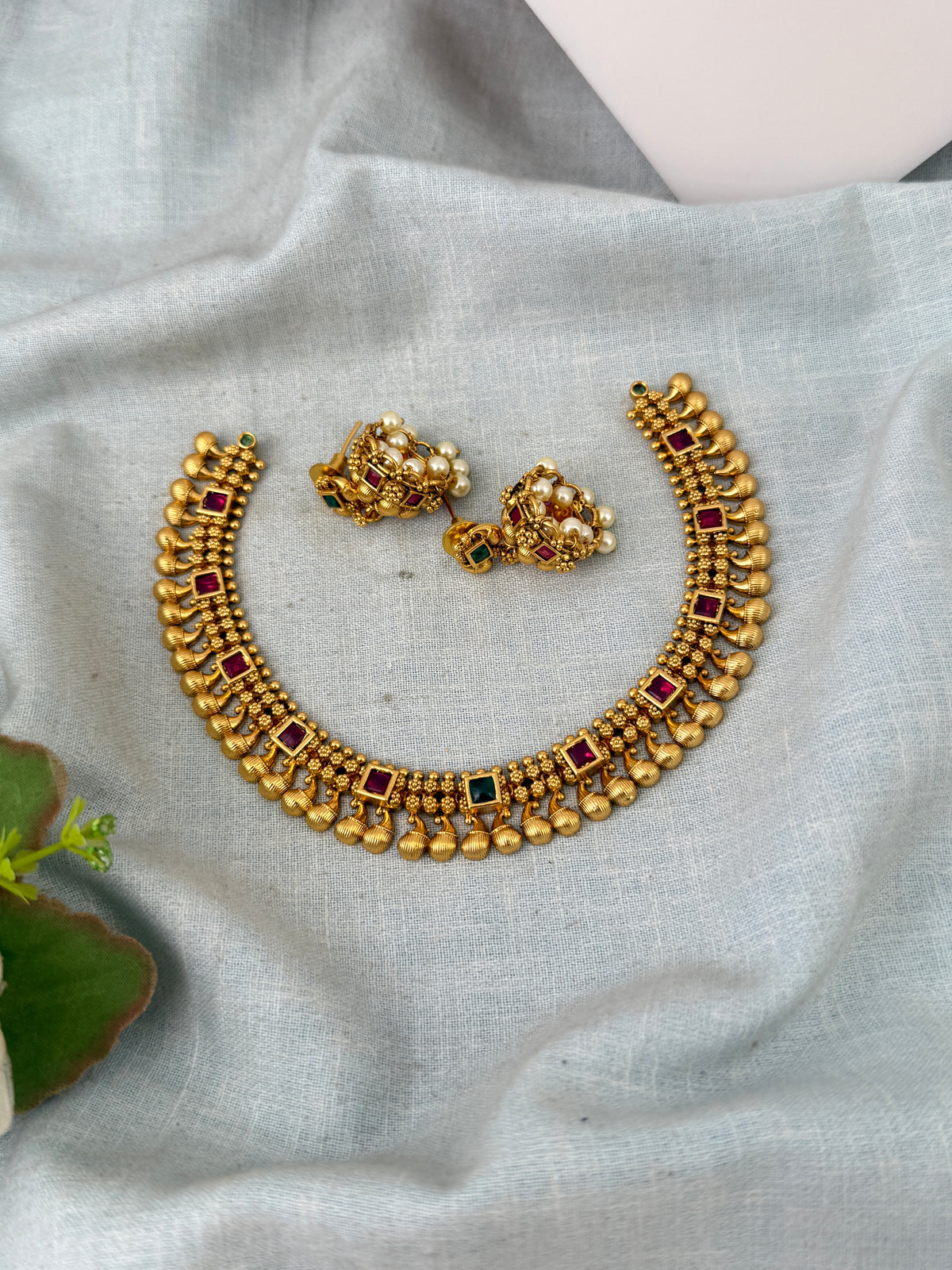 Antique Designer Necklace Short Set| N0709