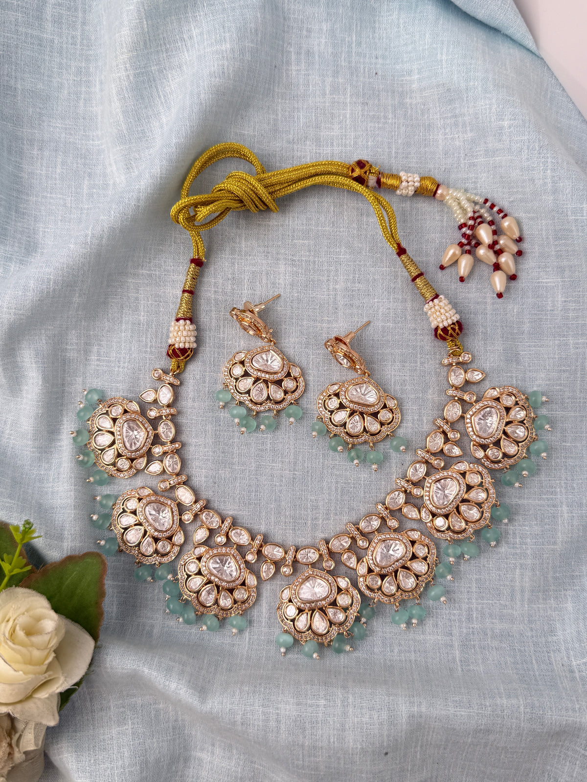 Traditional Kundan necklace for women
