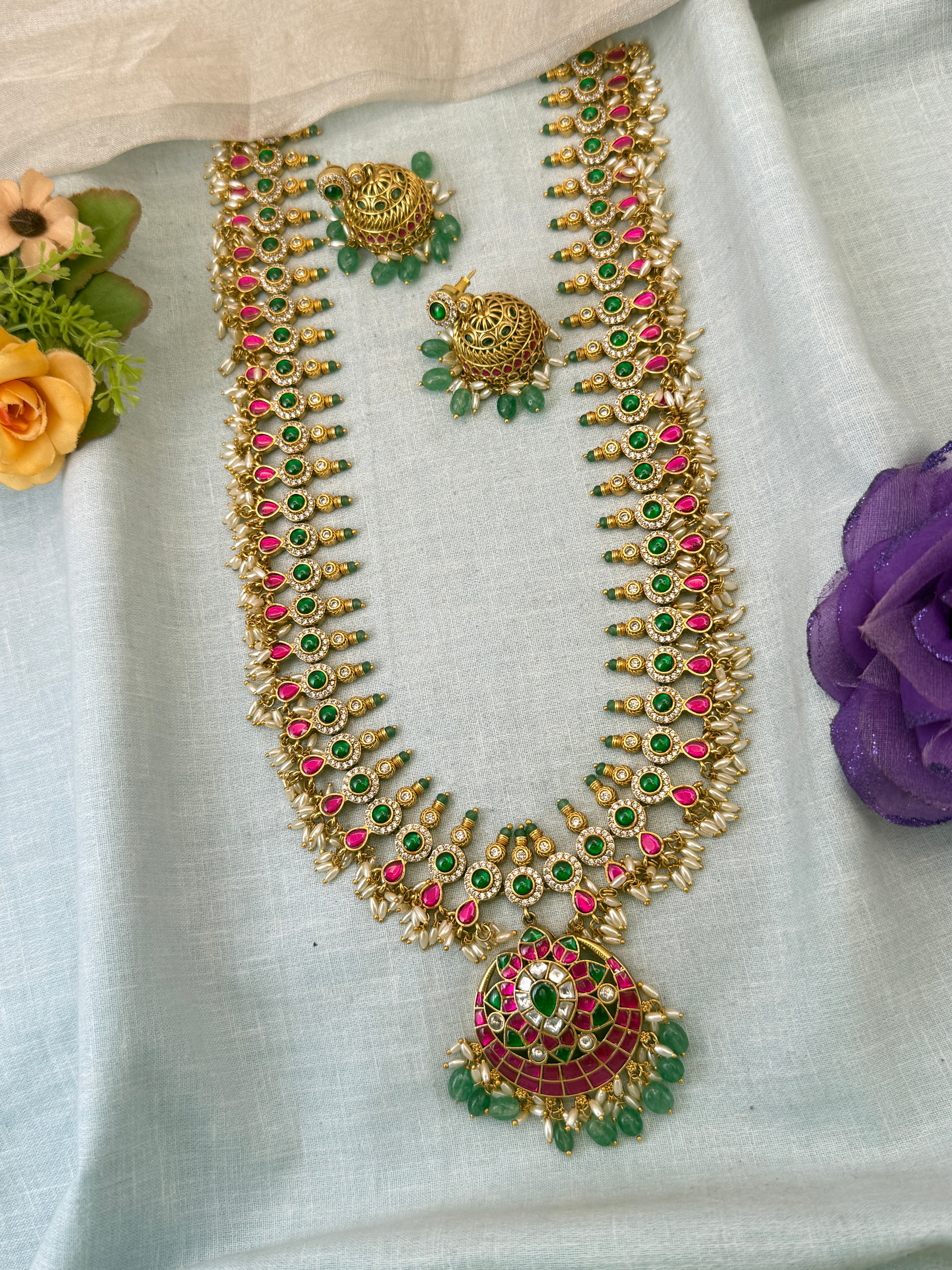 Jadau kundan choker necklace, jadau necklace