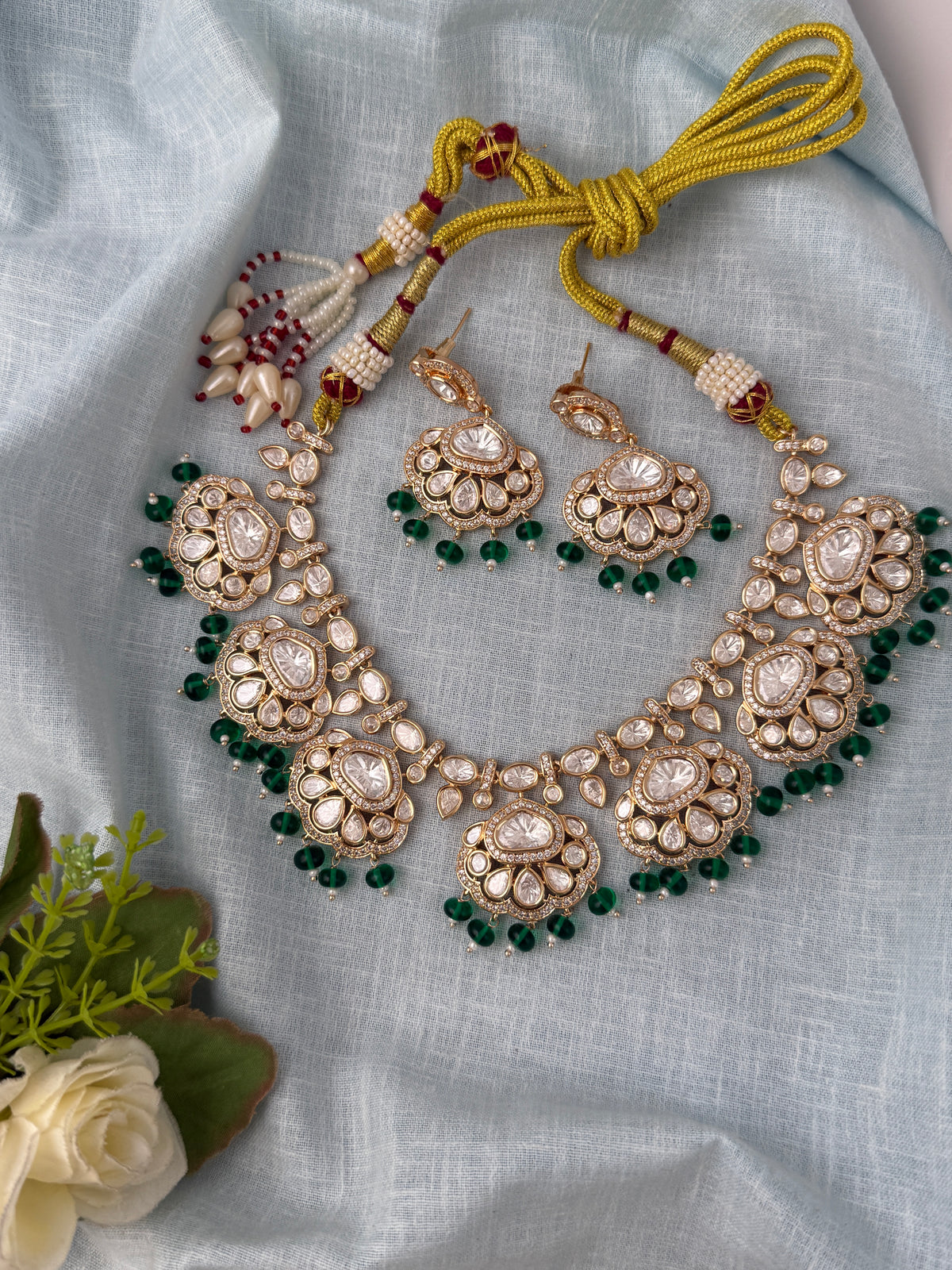 Traditional Kundan necklace for women