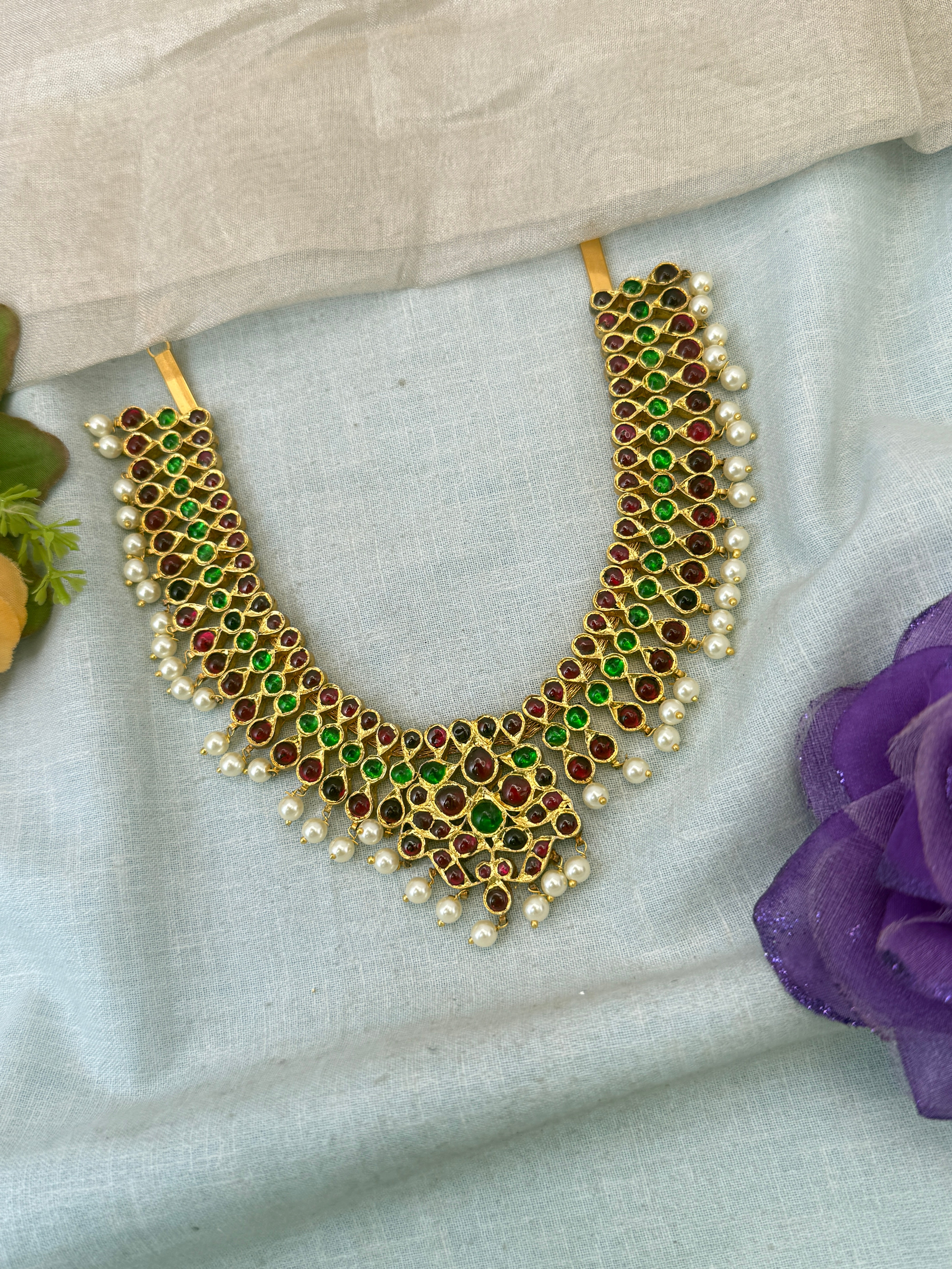 Temple jewellery, bharatanatyam jewellery, dance jewellery, pure kemp