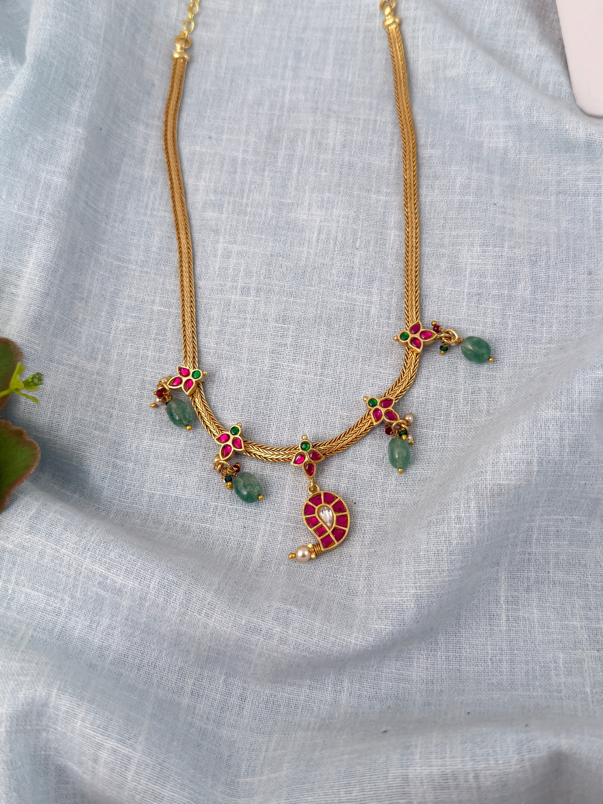 Jadau Kundan Designer Necklace Premium | N0849