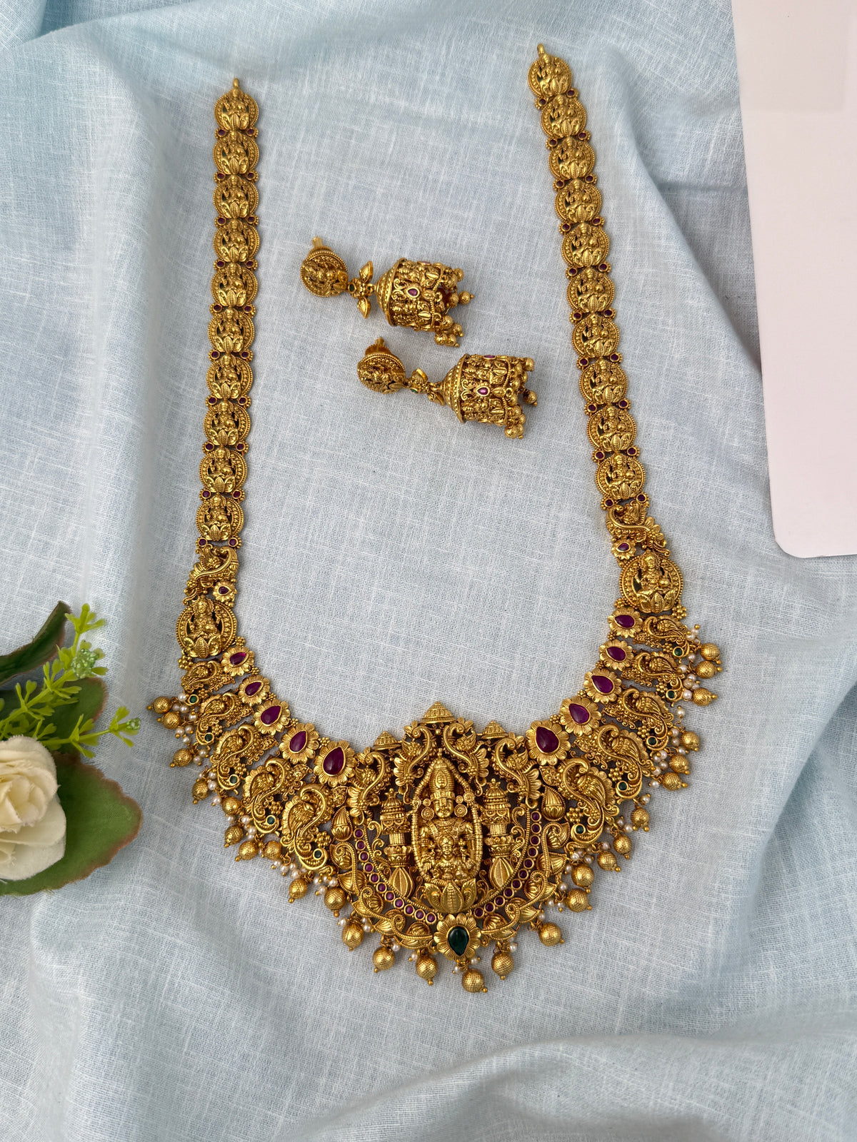 Antique temple necklace for women