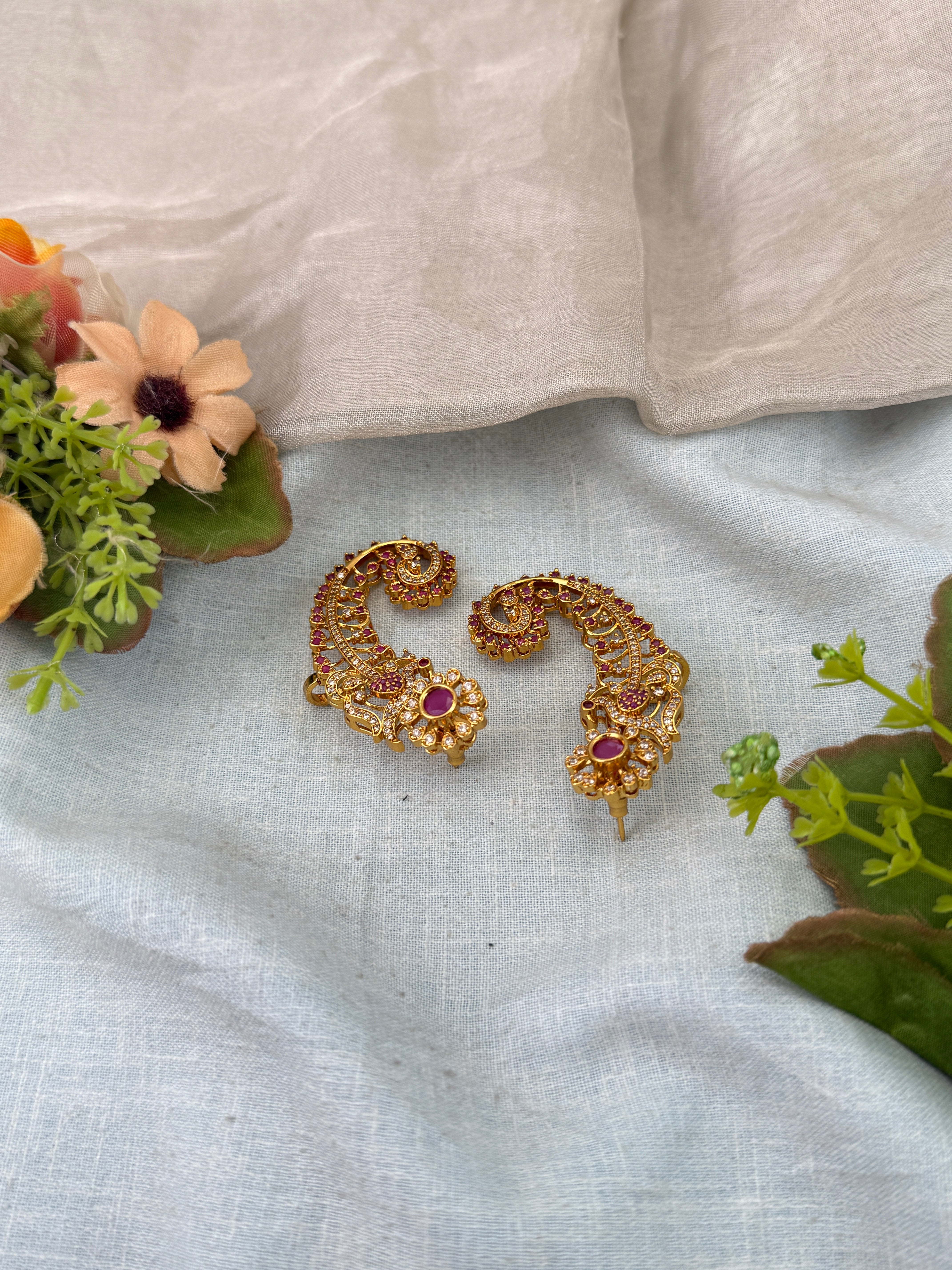 Traditional Gold Jadebille – South Indian Bridal Hair Accessory, jadebille, hair choti