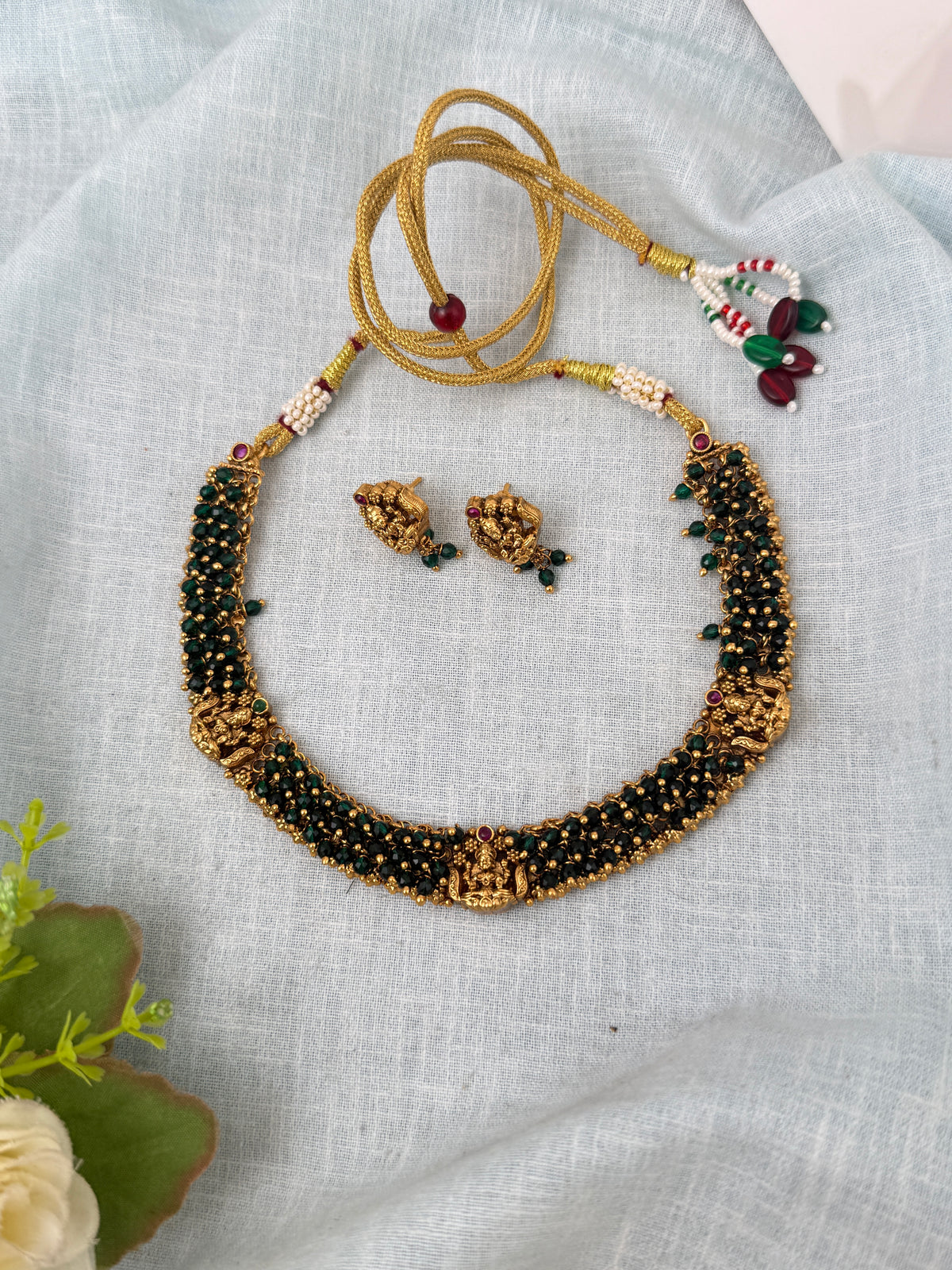 Antique temple necklace for women