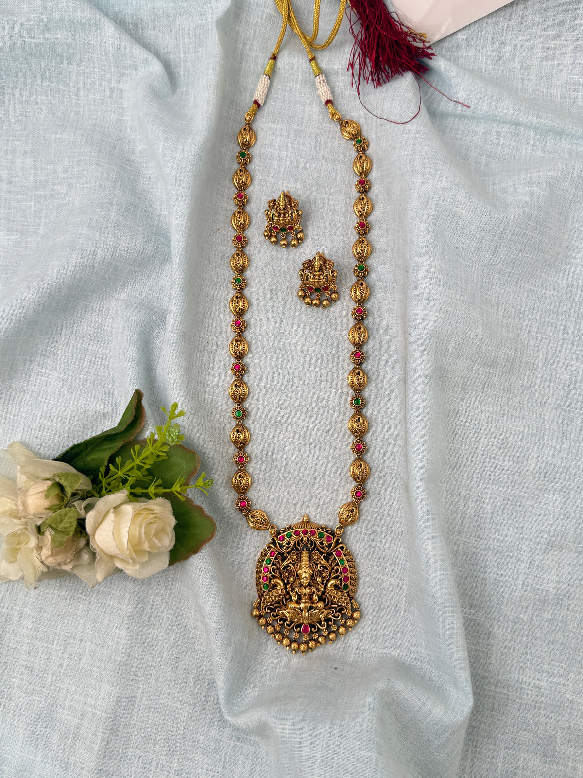 Antique temple necklace for women