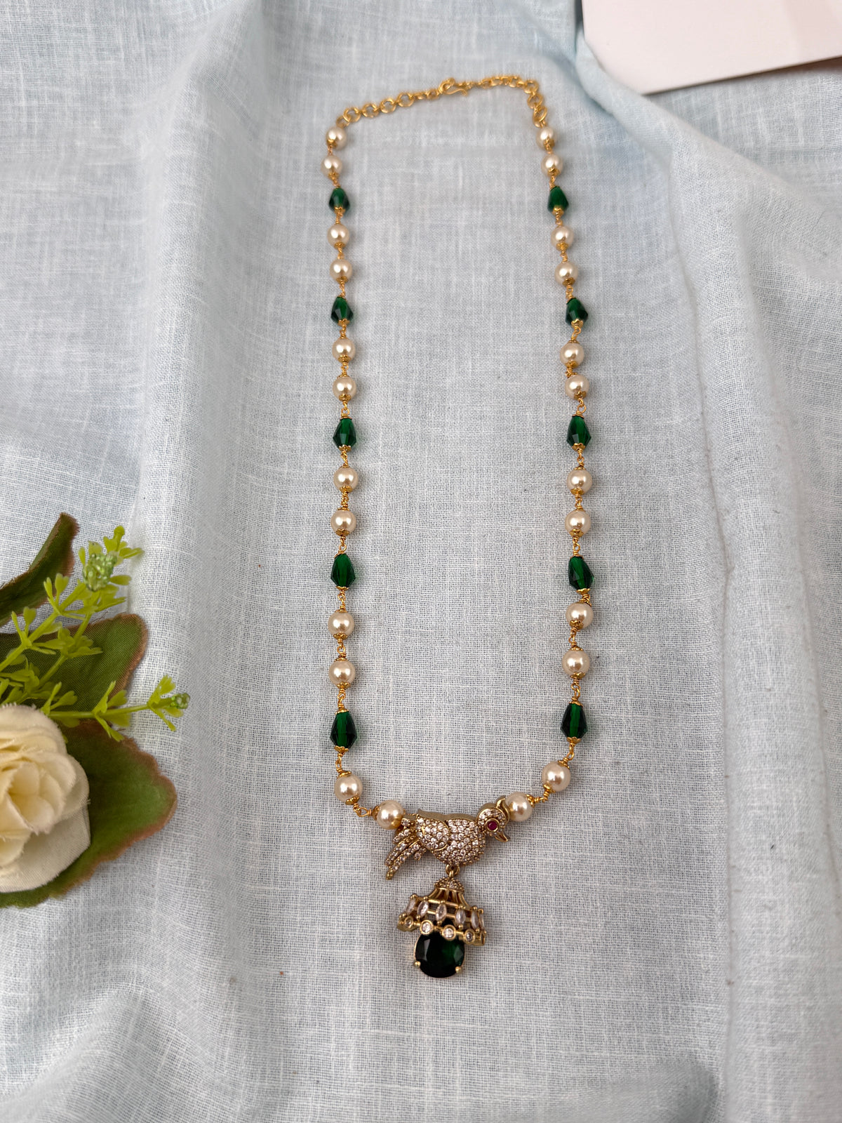 Antique temple necklace for women